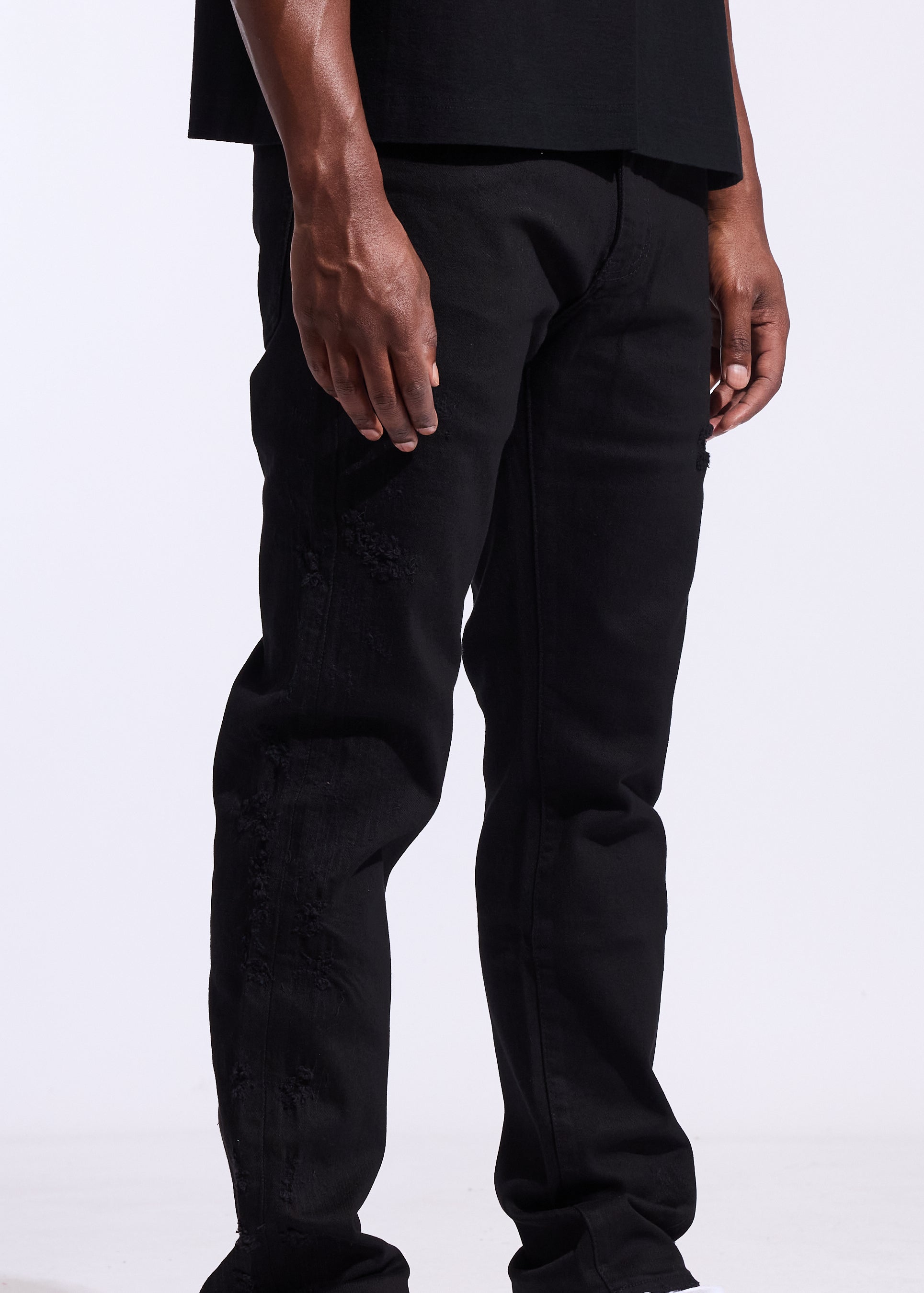 Pacific Straight Denim (Jet Black)