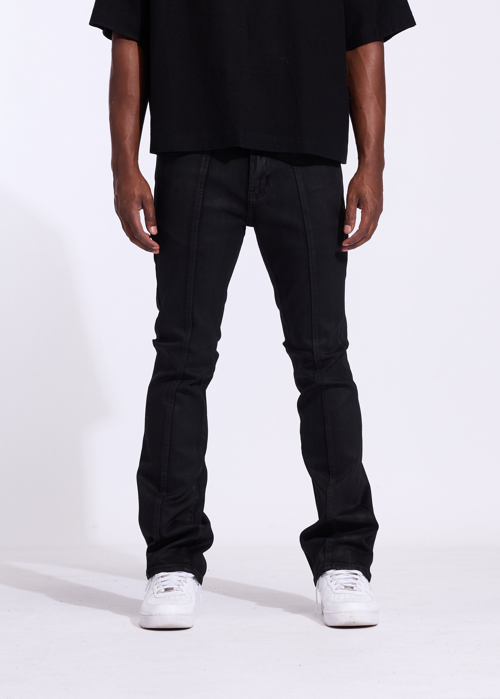 Centerline Flare Denim (Jet Black)