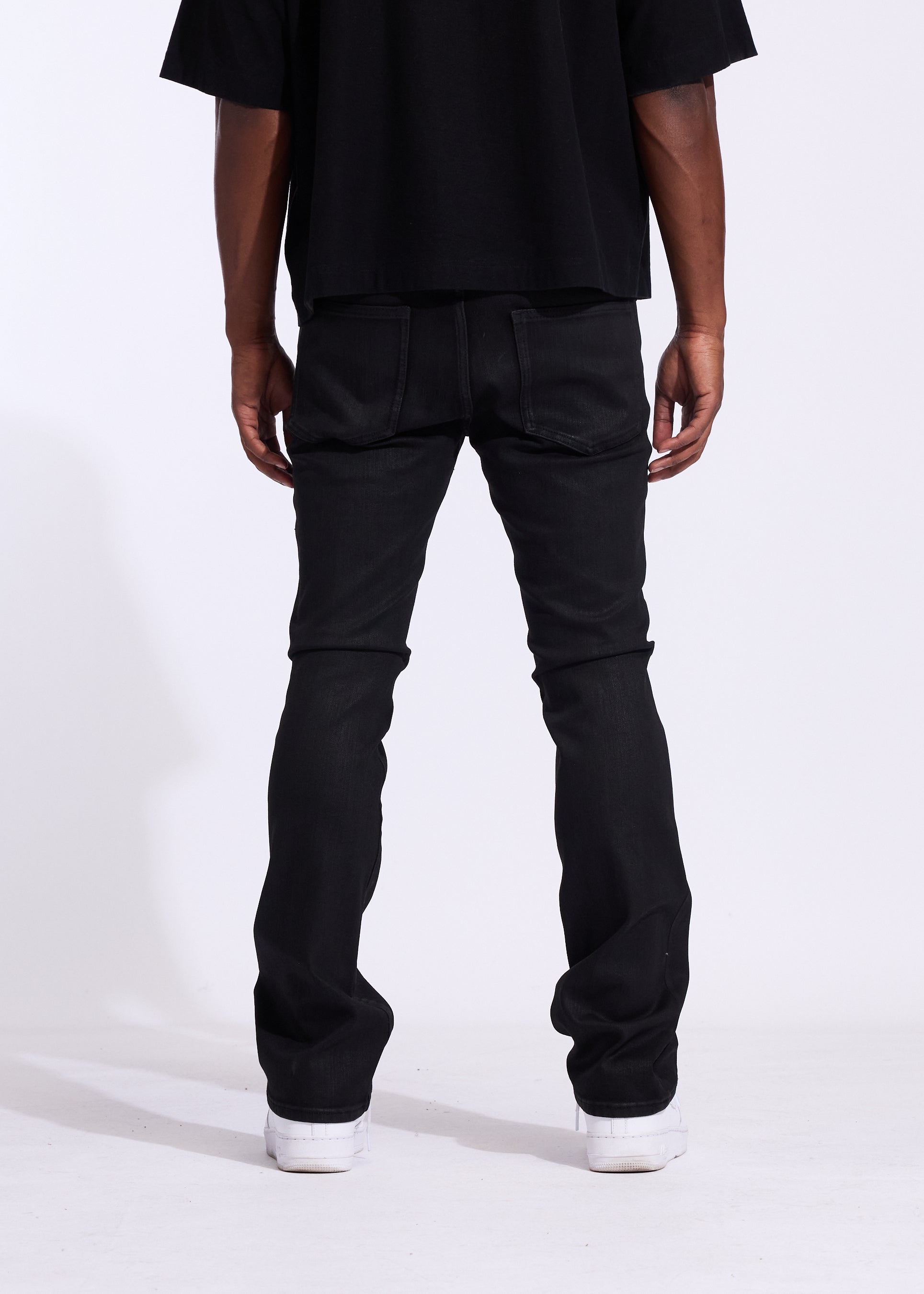 Centerline Flare Denim (Jet Black)