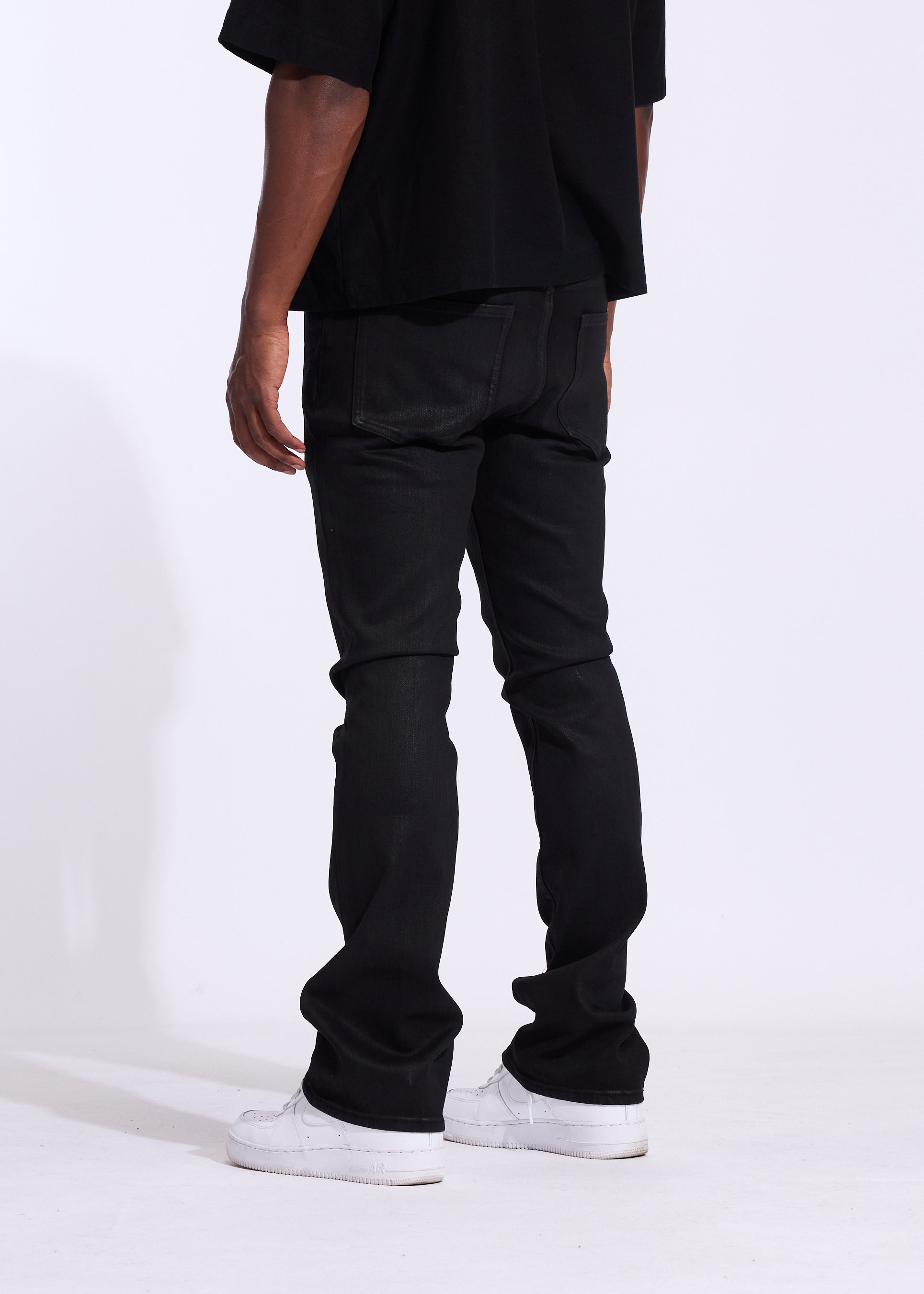 Centerline Flare Denim (Jet Black)