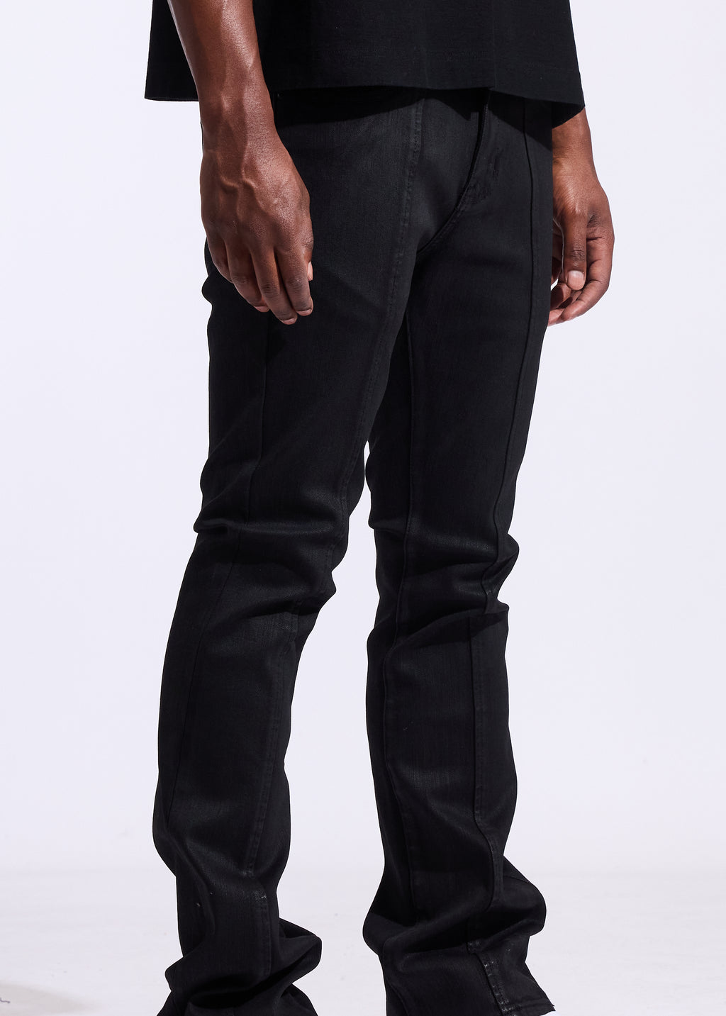 Centerline Flare Denim (Jet Black)