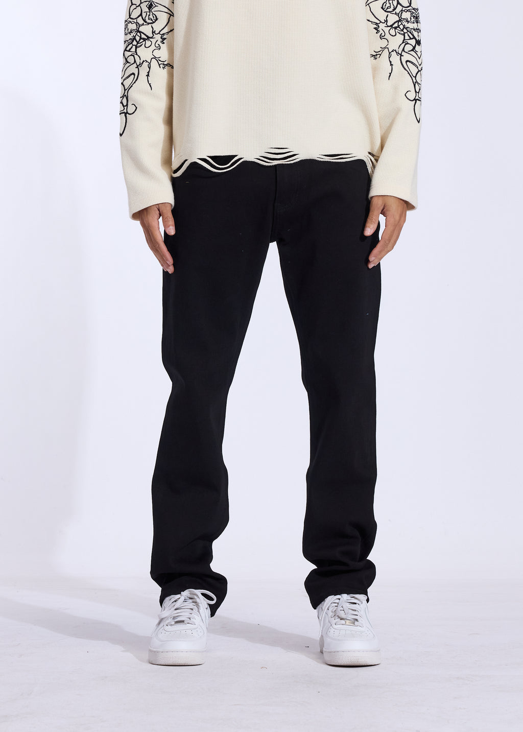 Pacific Straight Fit Denim (Jet Black)