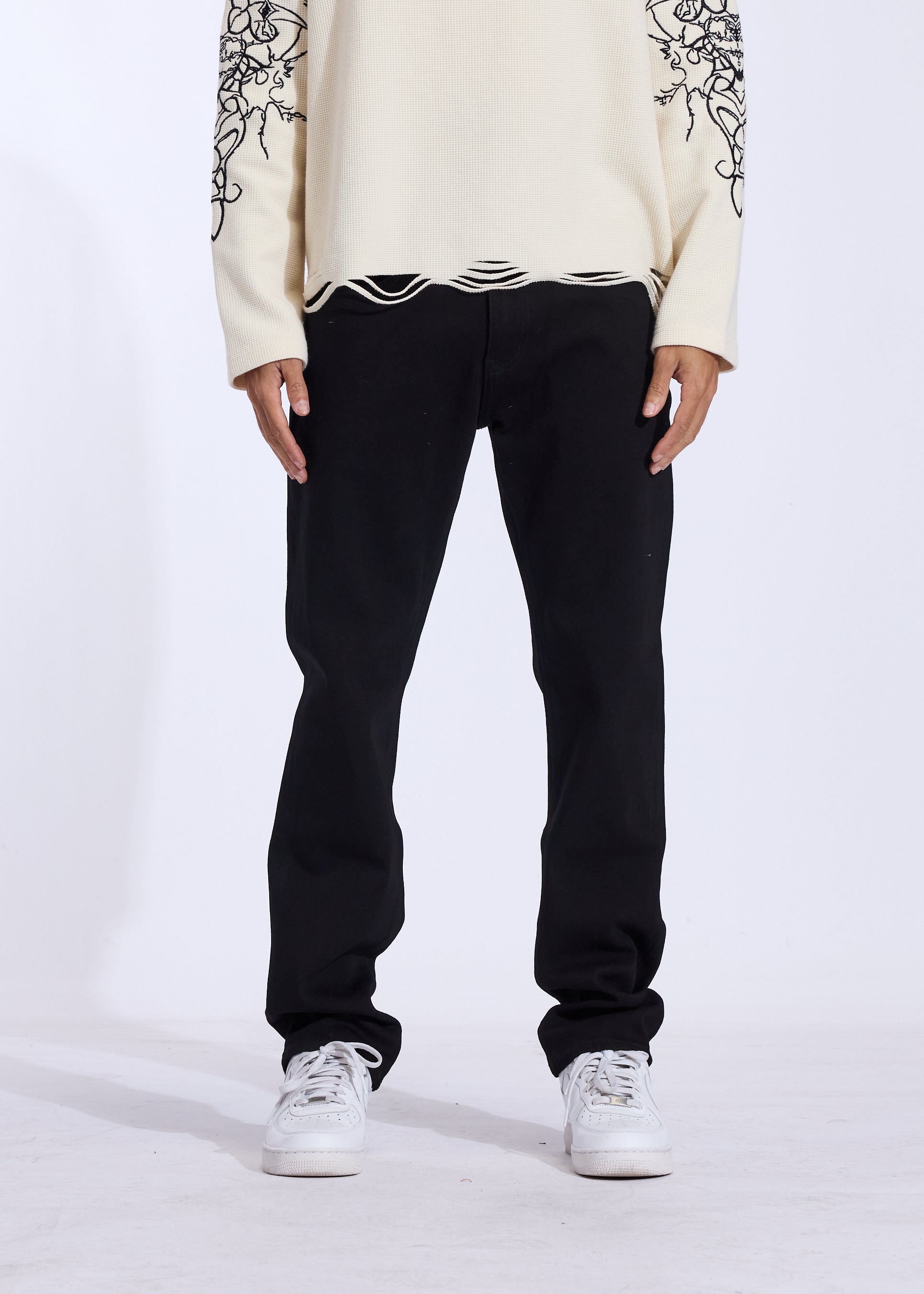 Pacific Straight Fit Denim (Jet Black)