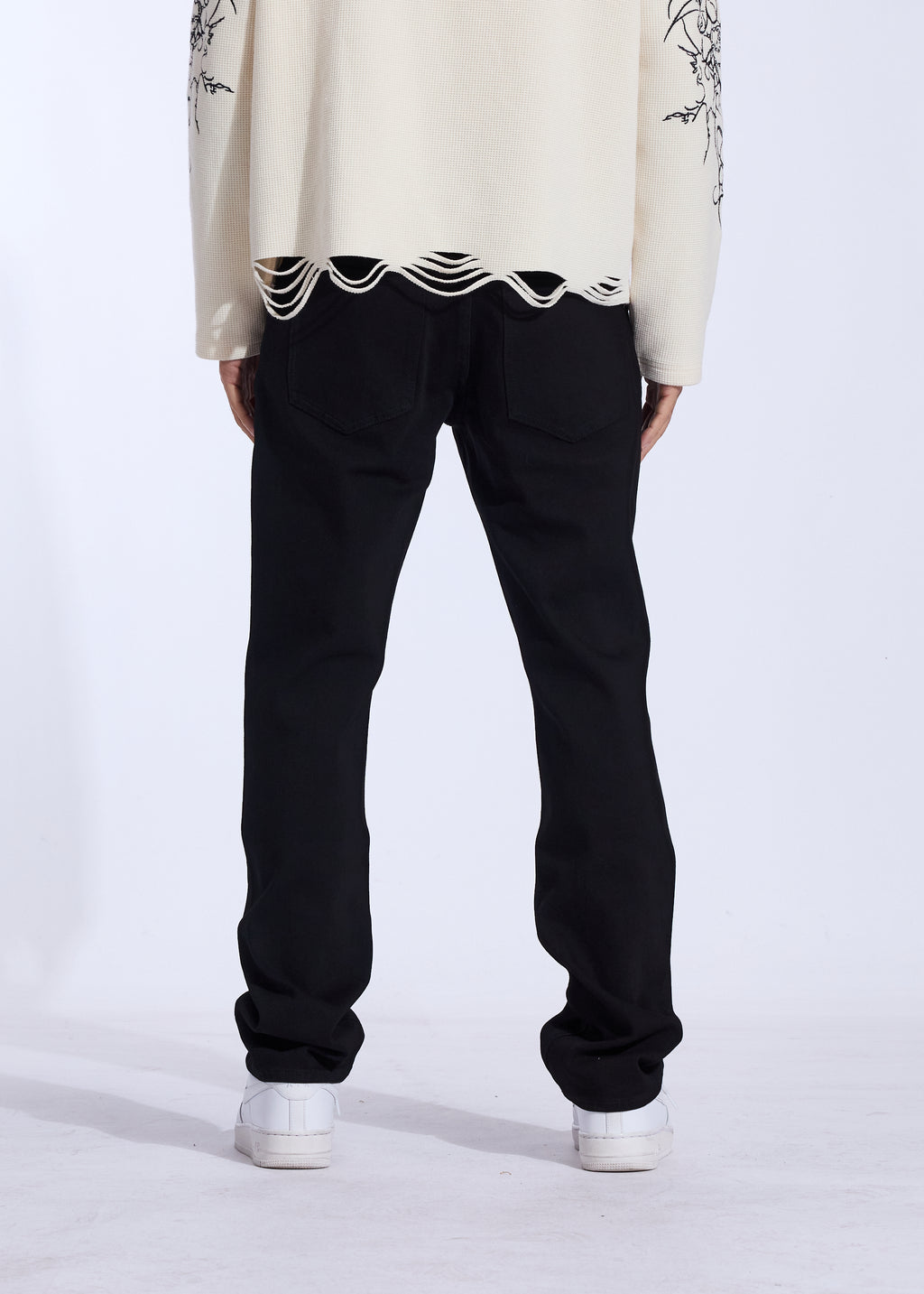 Pacific Straight Fit Denim (Jet Black)