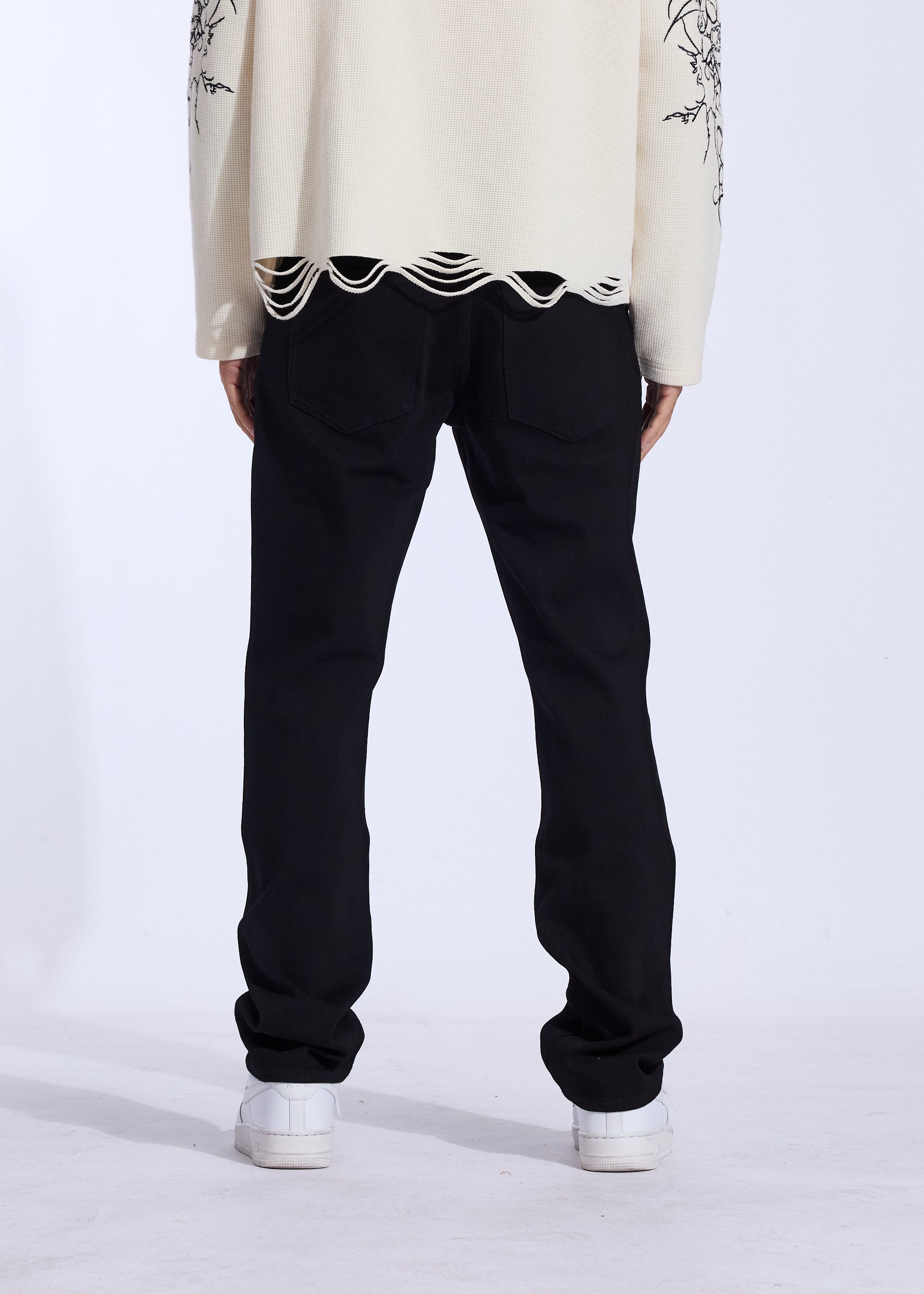 Pacific Straight Fit Denim (Jet Black)