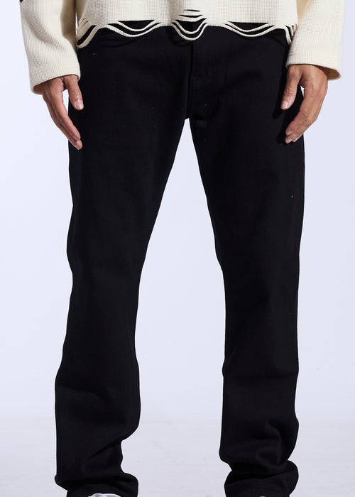 Pacific Straight Fit Denim (Jet Black)
