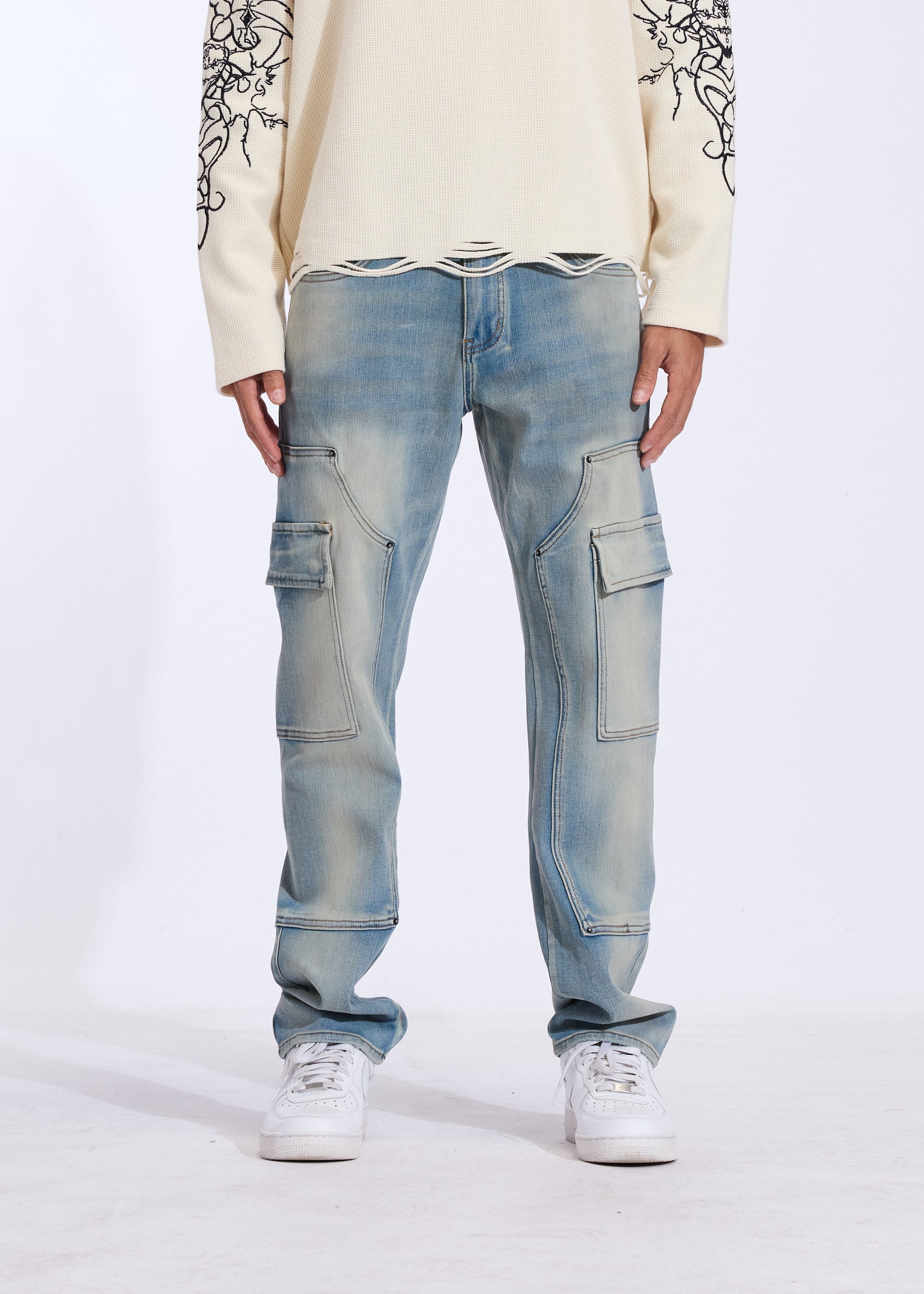 Miller Cargo Denim (Light Wash)
