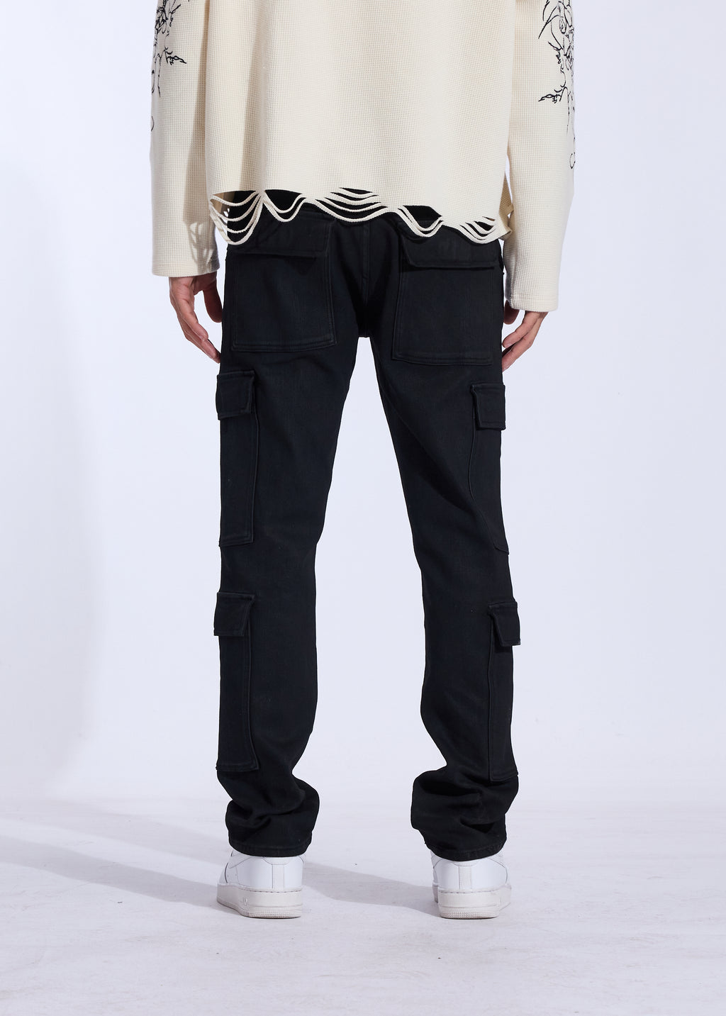 Scott Cargo Denim (Jet Black)