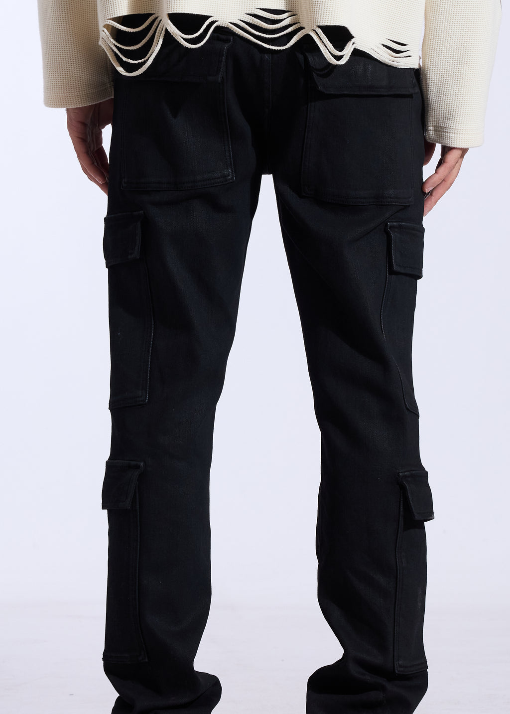 Scott Cargo Denim (Jet Black)