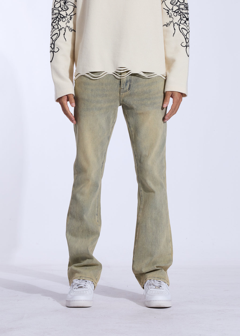 Arch Flare Denim (Light Sand)