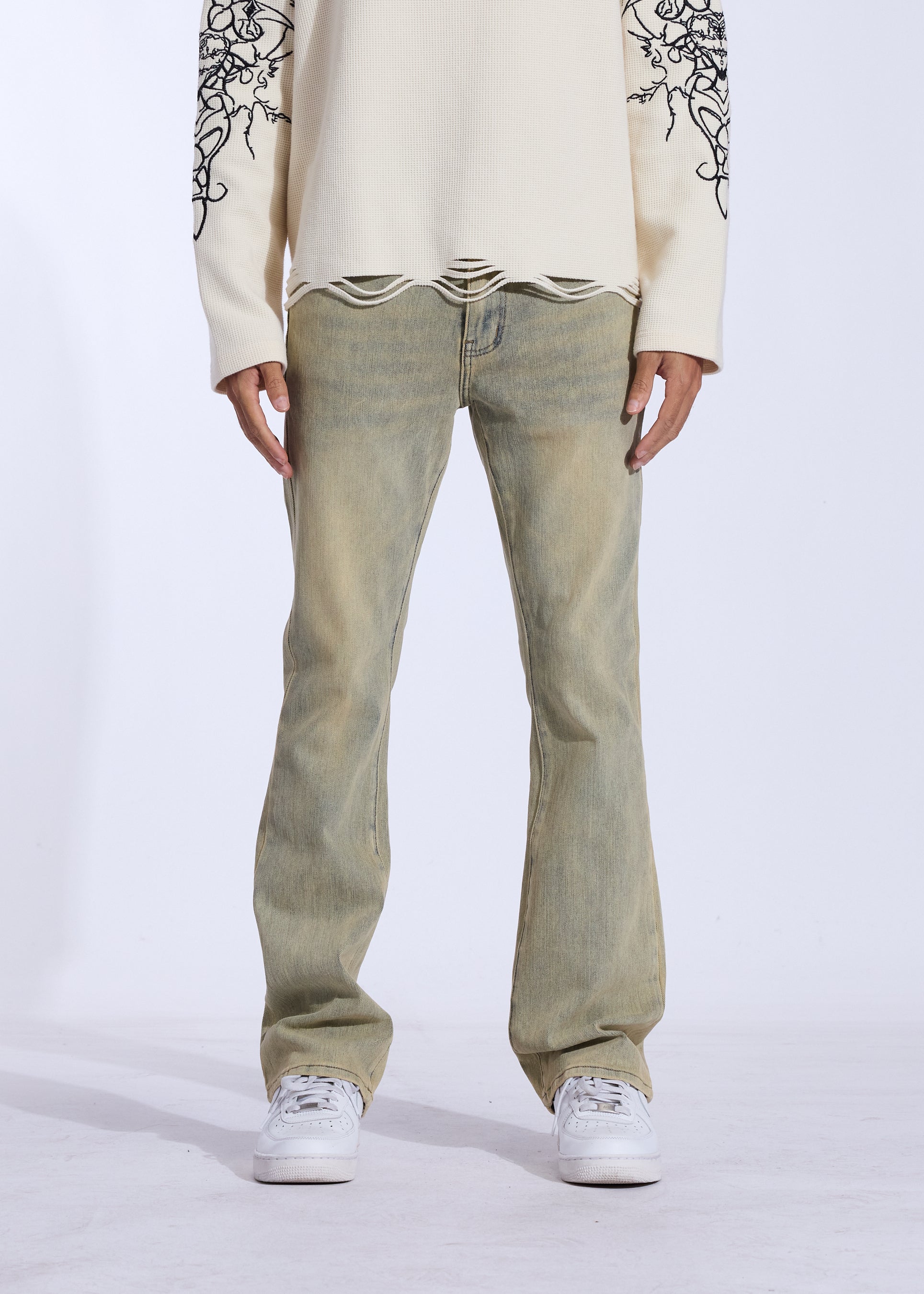 Arch Flare Denim (Light Sand)