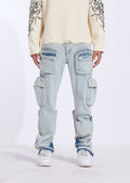 Luka Cargo Denim (Light Bleach)
