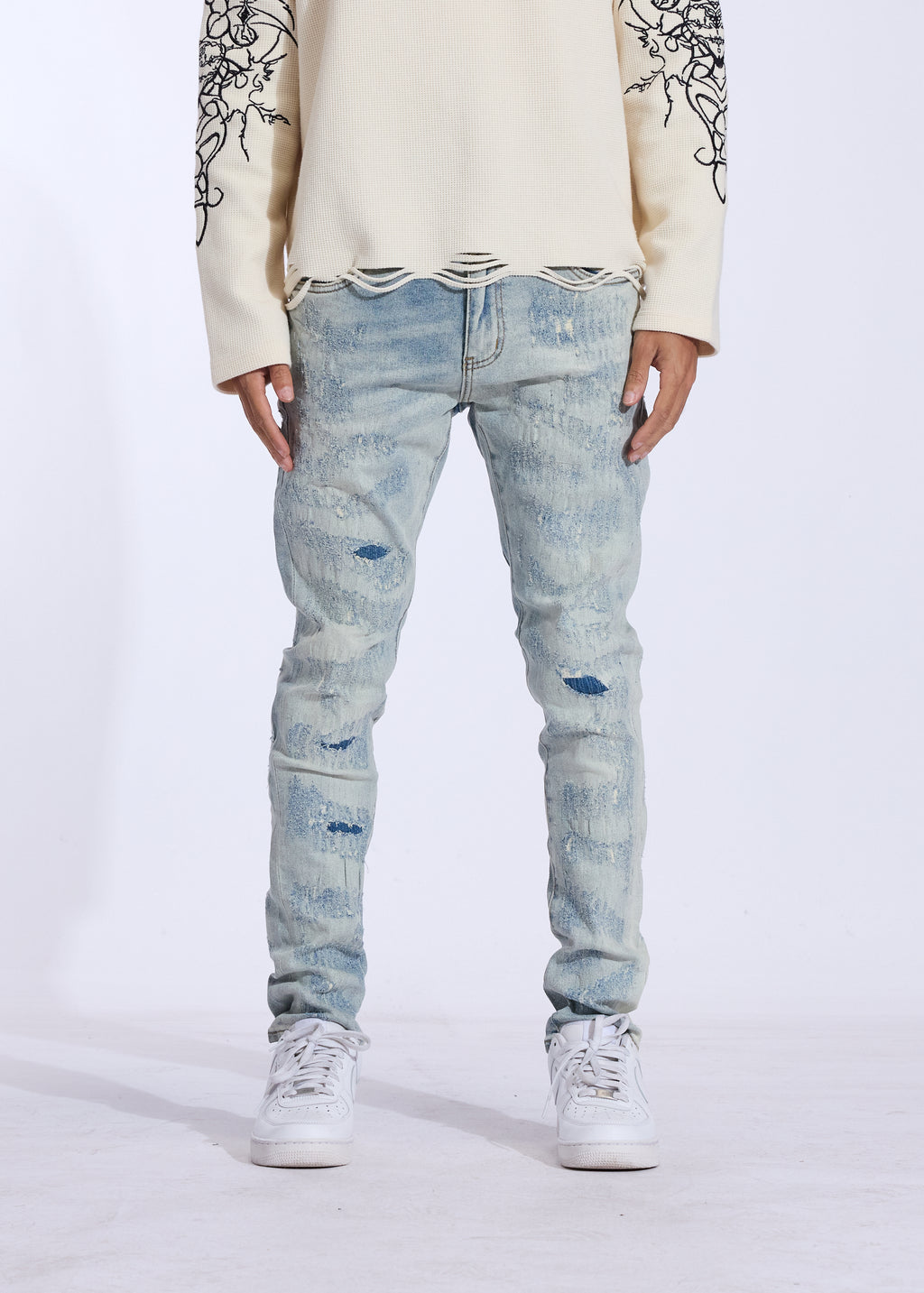 Andrew Skinny Denim (Light Distress)