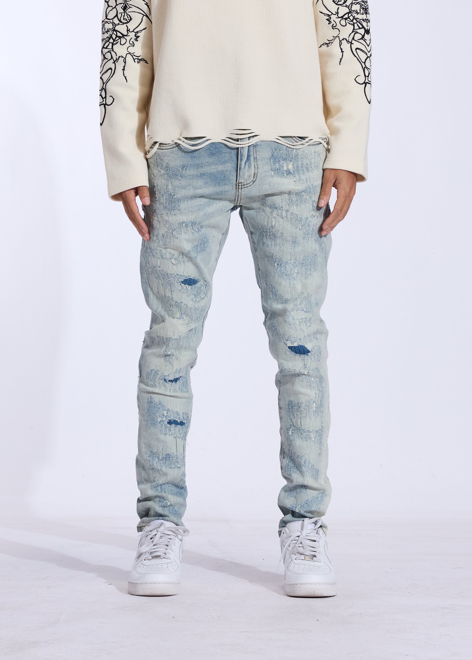 Andrew Skinny Denim (Light Distress)