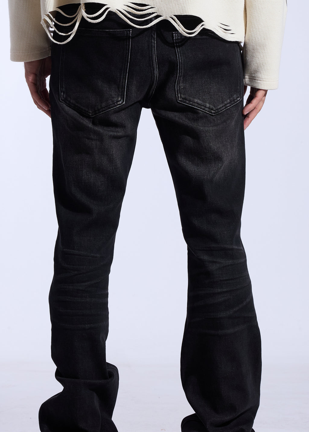 Arch Flare Fit Denim (Washed Black)