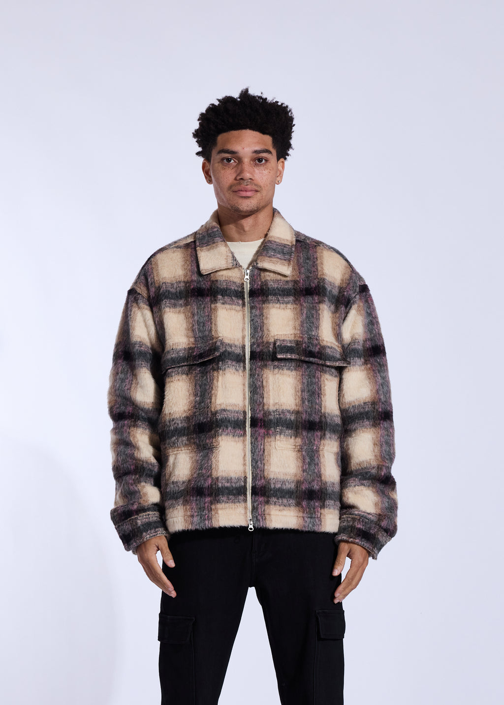 Irvine Mohair Jacket (Cream)