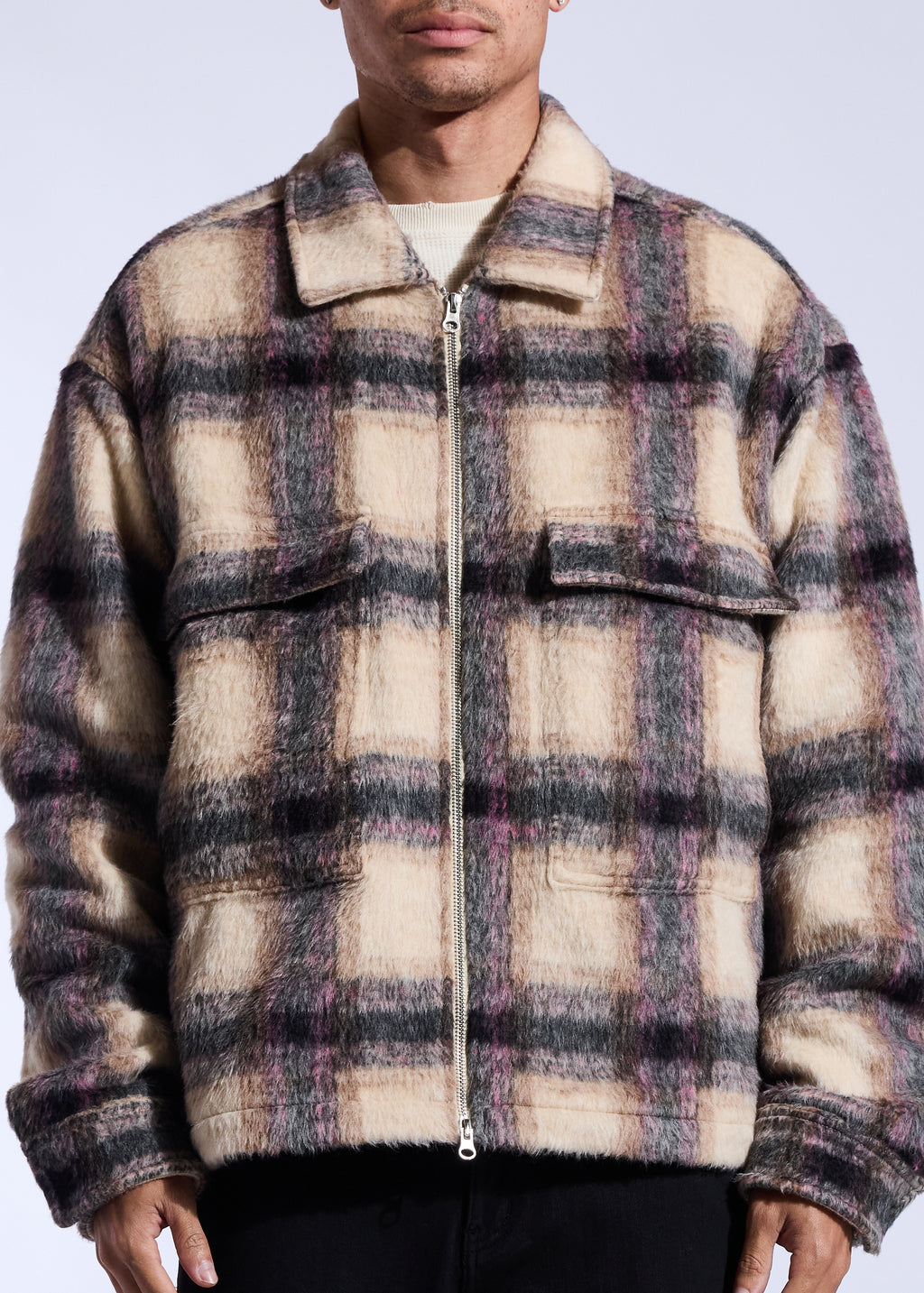 Irvine Mohair Jacket (Cream)