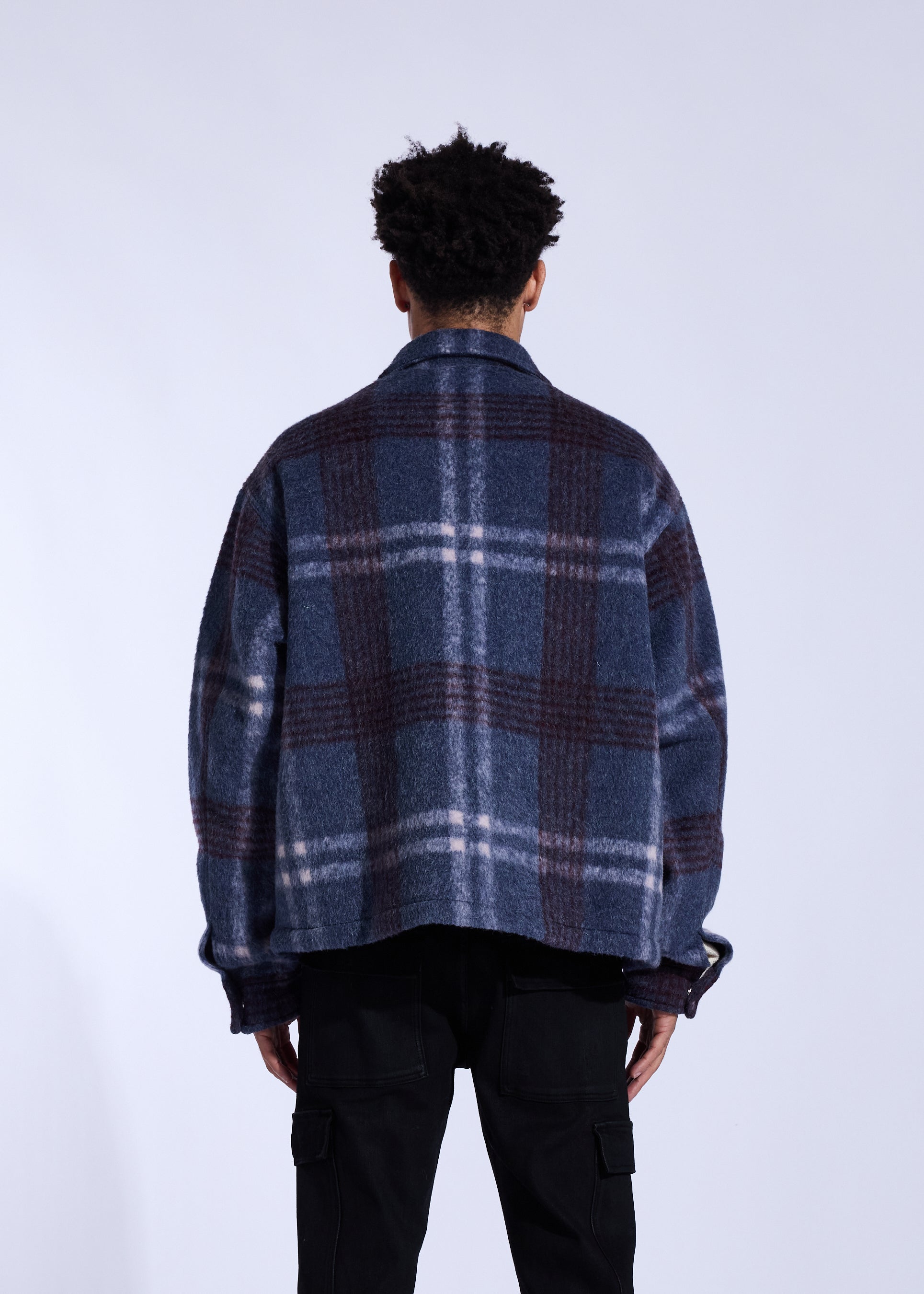 Irvine Mohair Jacket (Blue)