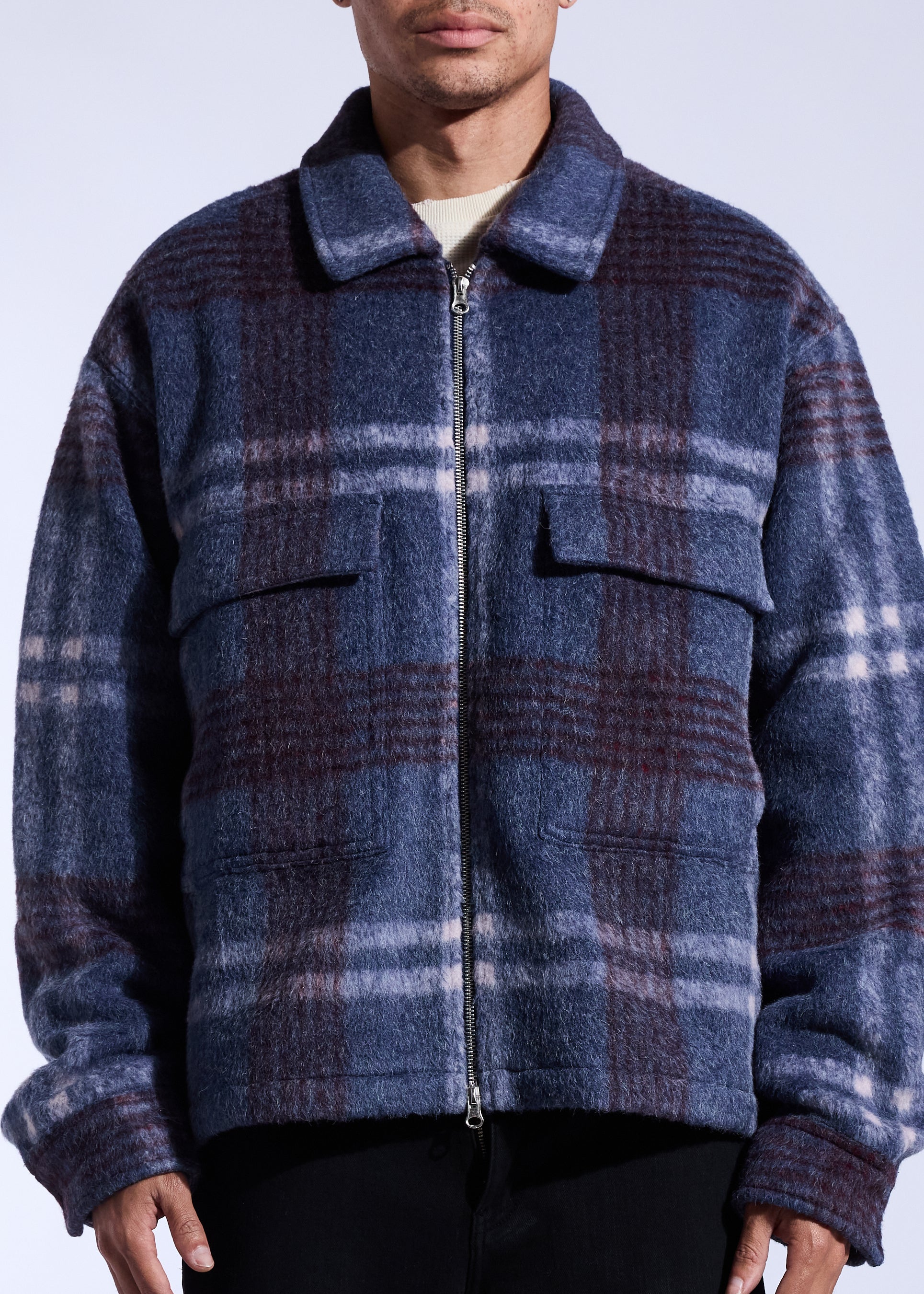 Irvine Mohair Jacket (Blue)