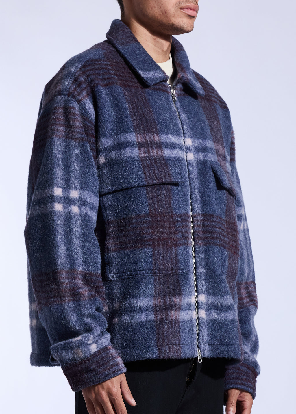 Irvine Mohair Jacket (Blue)
