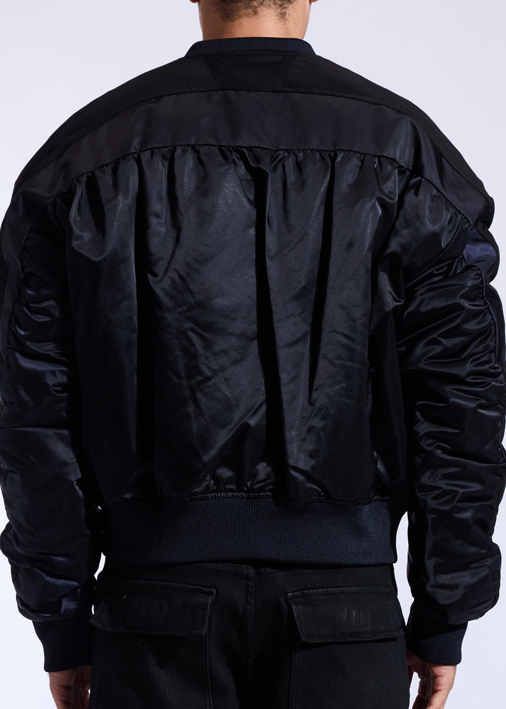 Clean Bomber Jacket (Midnight Blue)