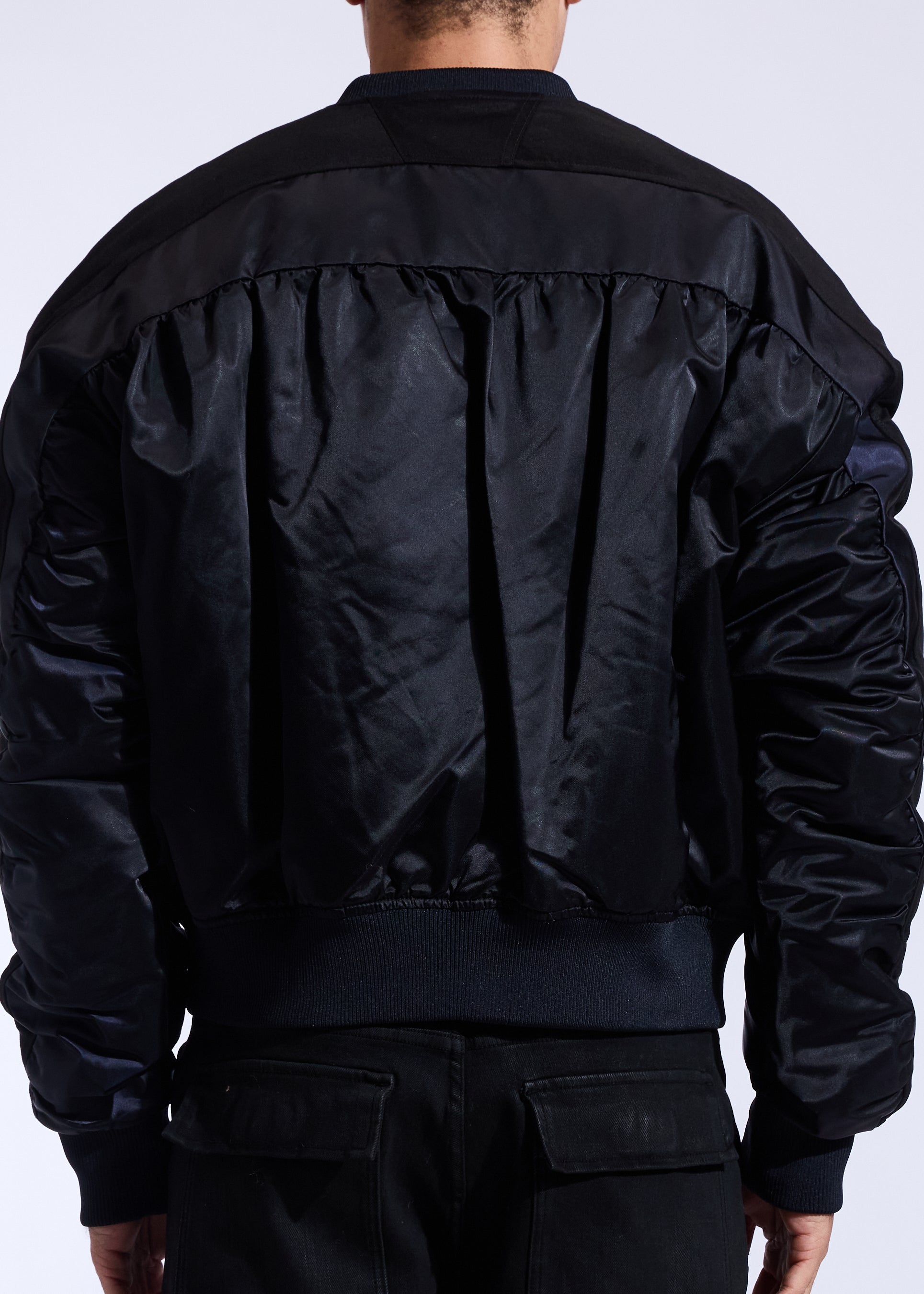 Clean Bomber Jacket (Midnight Blue)