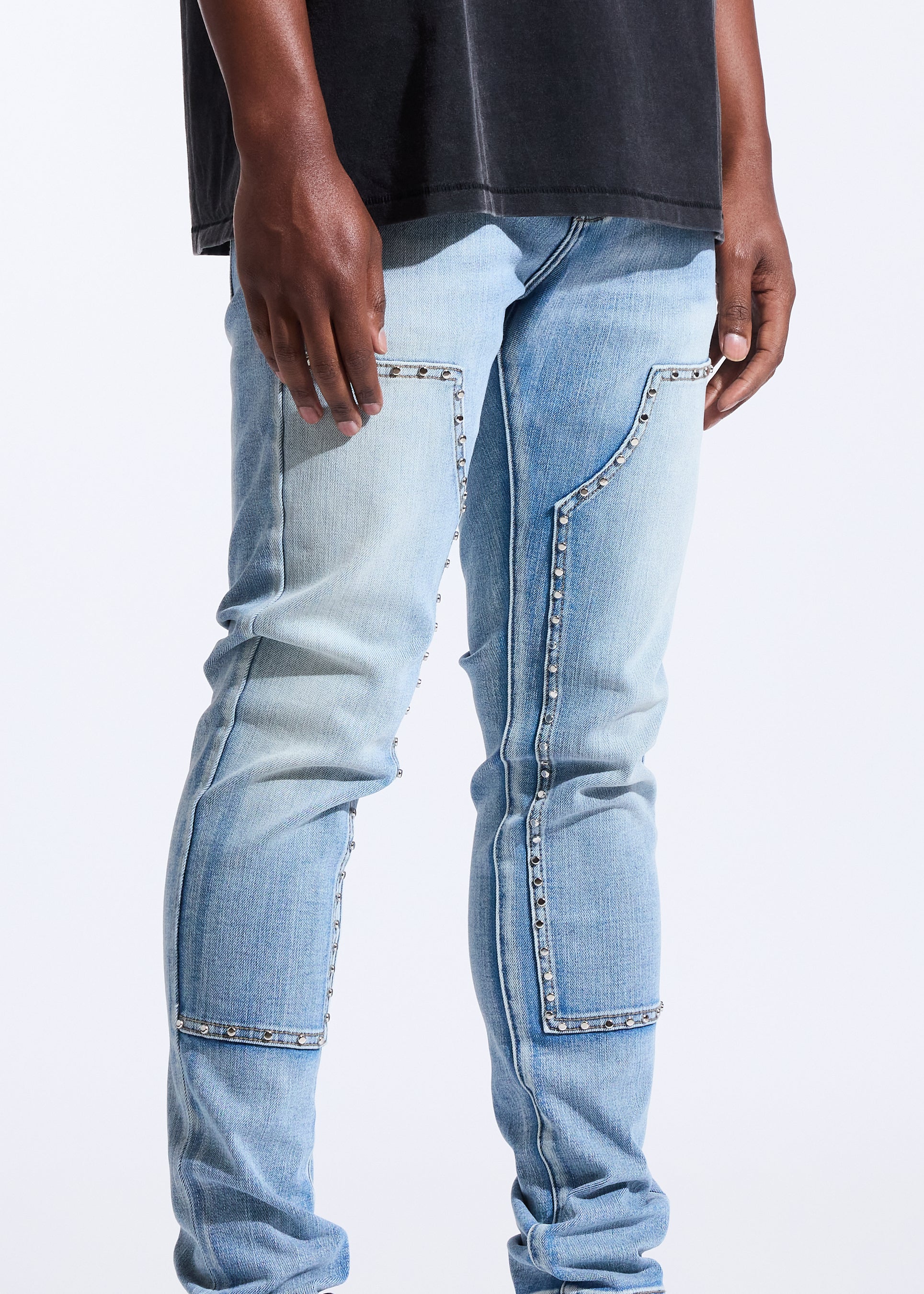 Steel Skinny Denim (Light Wash)