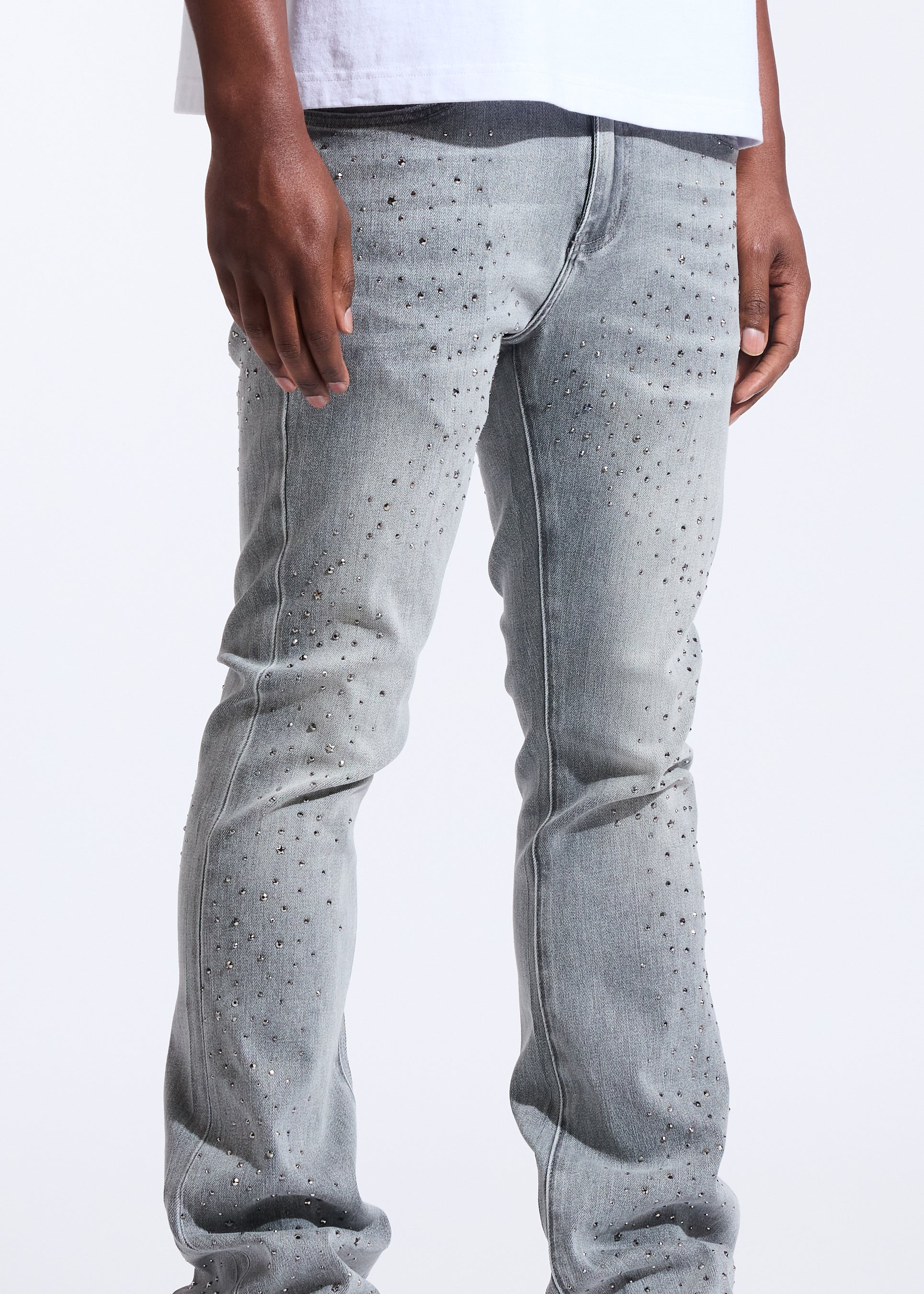Wiz Flare Denim (Ice Grey)