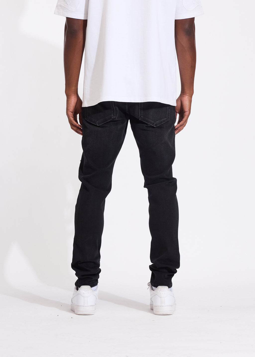 Pearl Skinny Denim (Black Washed)
