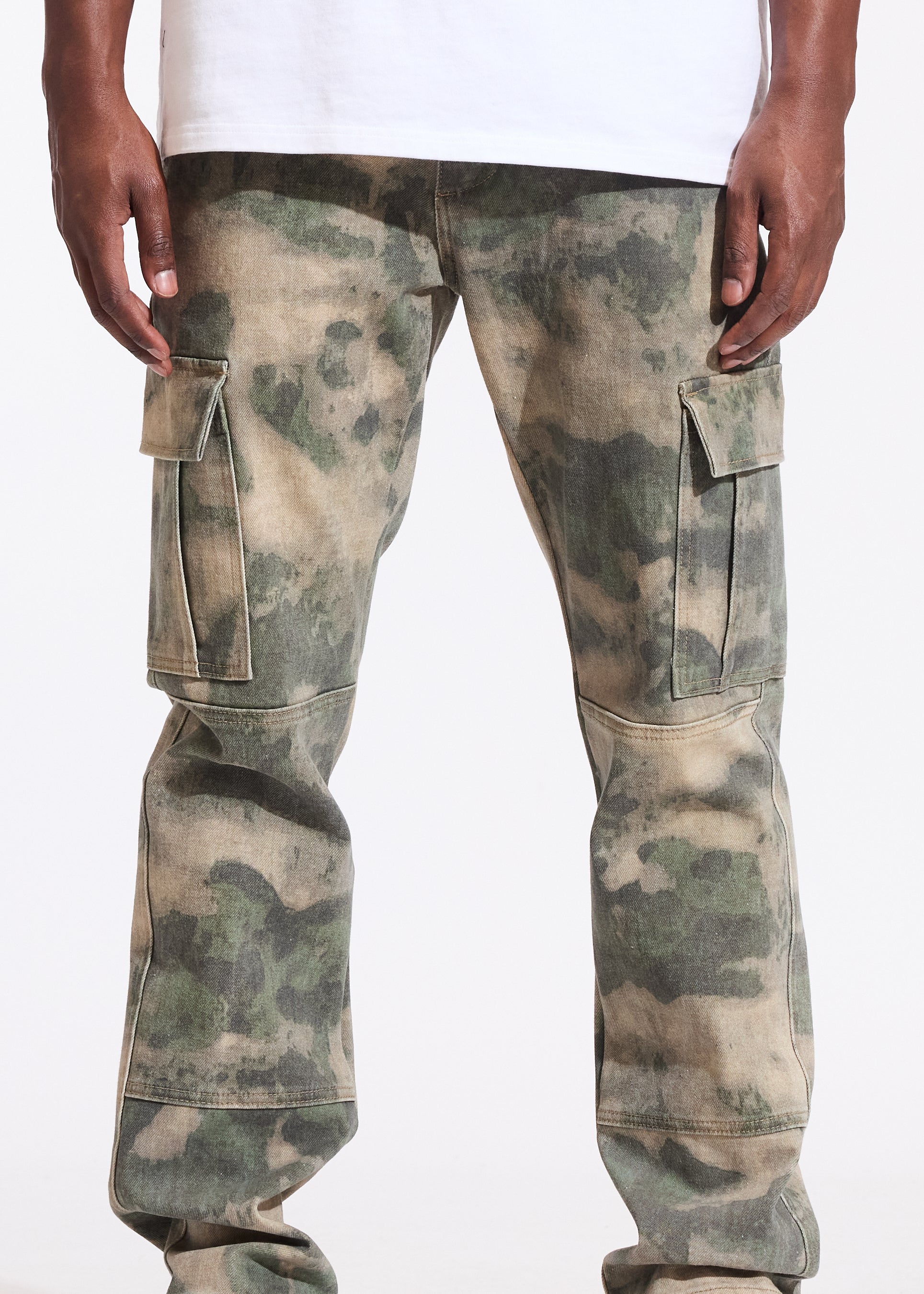 Military Cargo Denim (Camo)
