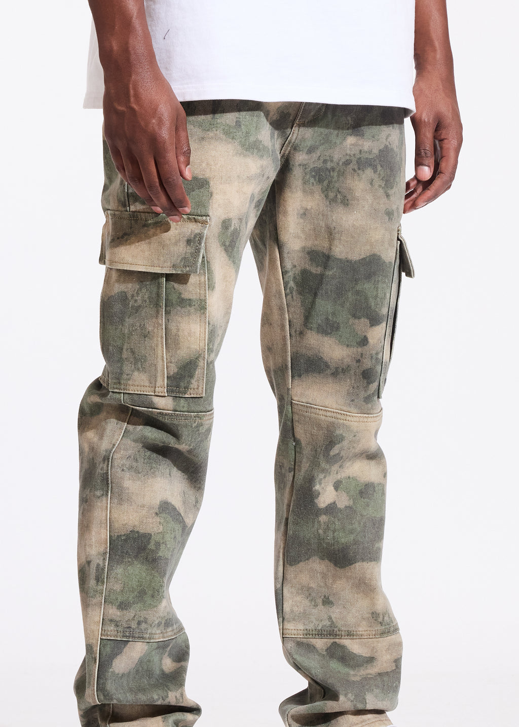 Military Cargo Denim (Camo)