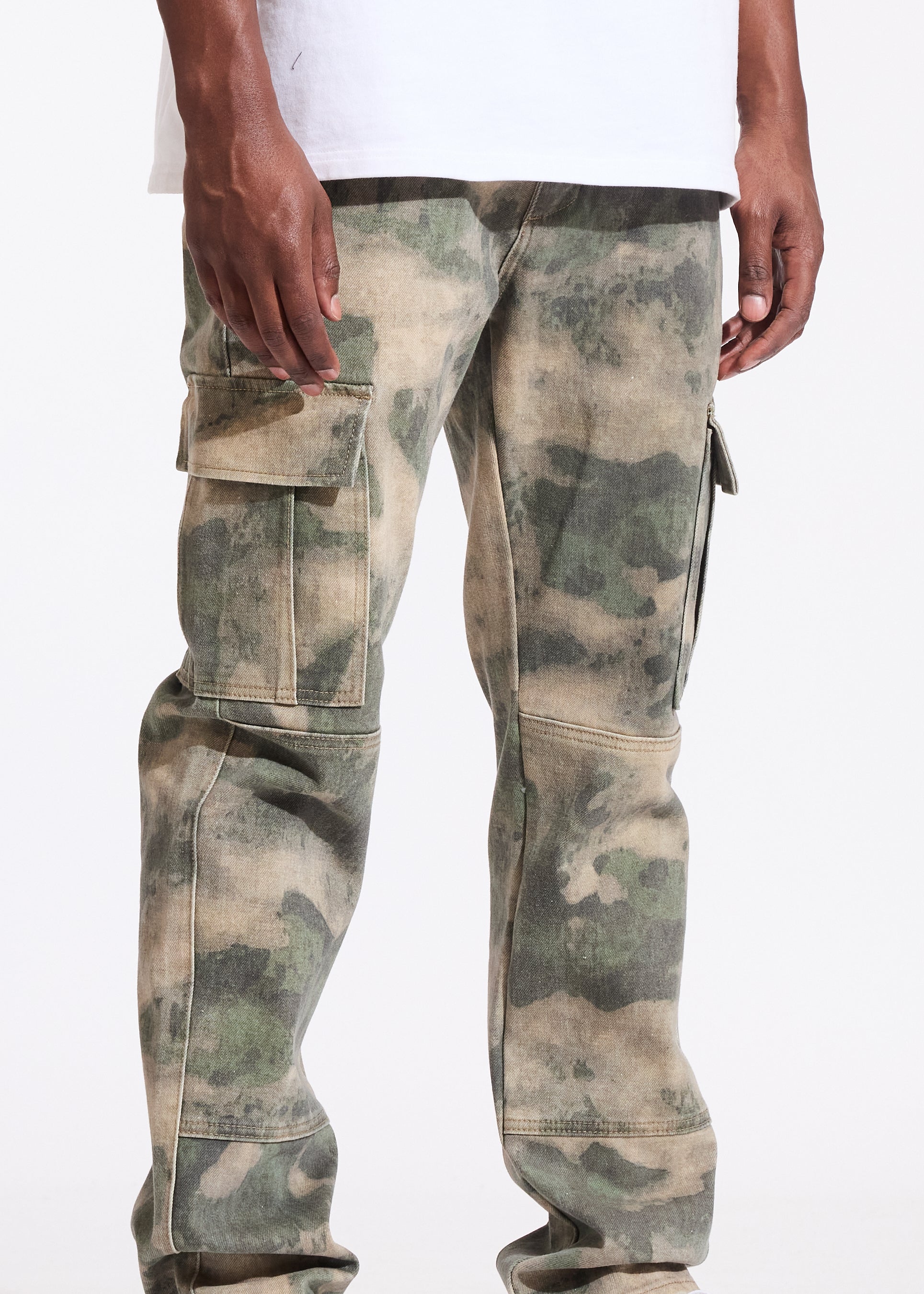 Military Cargo Denim (Camo)