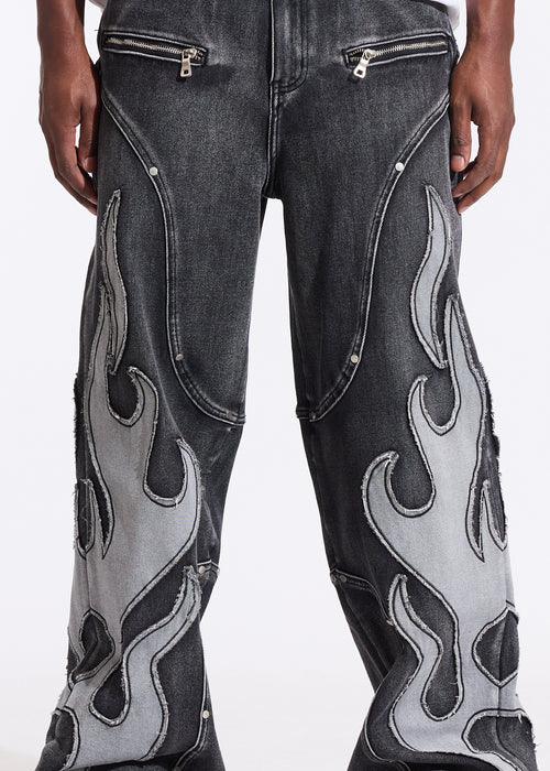 Ignite Baggy Denim (Grey Washed)