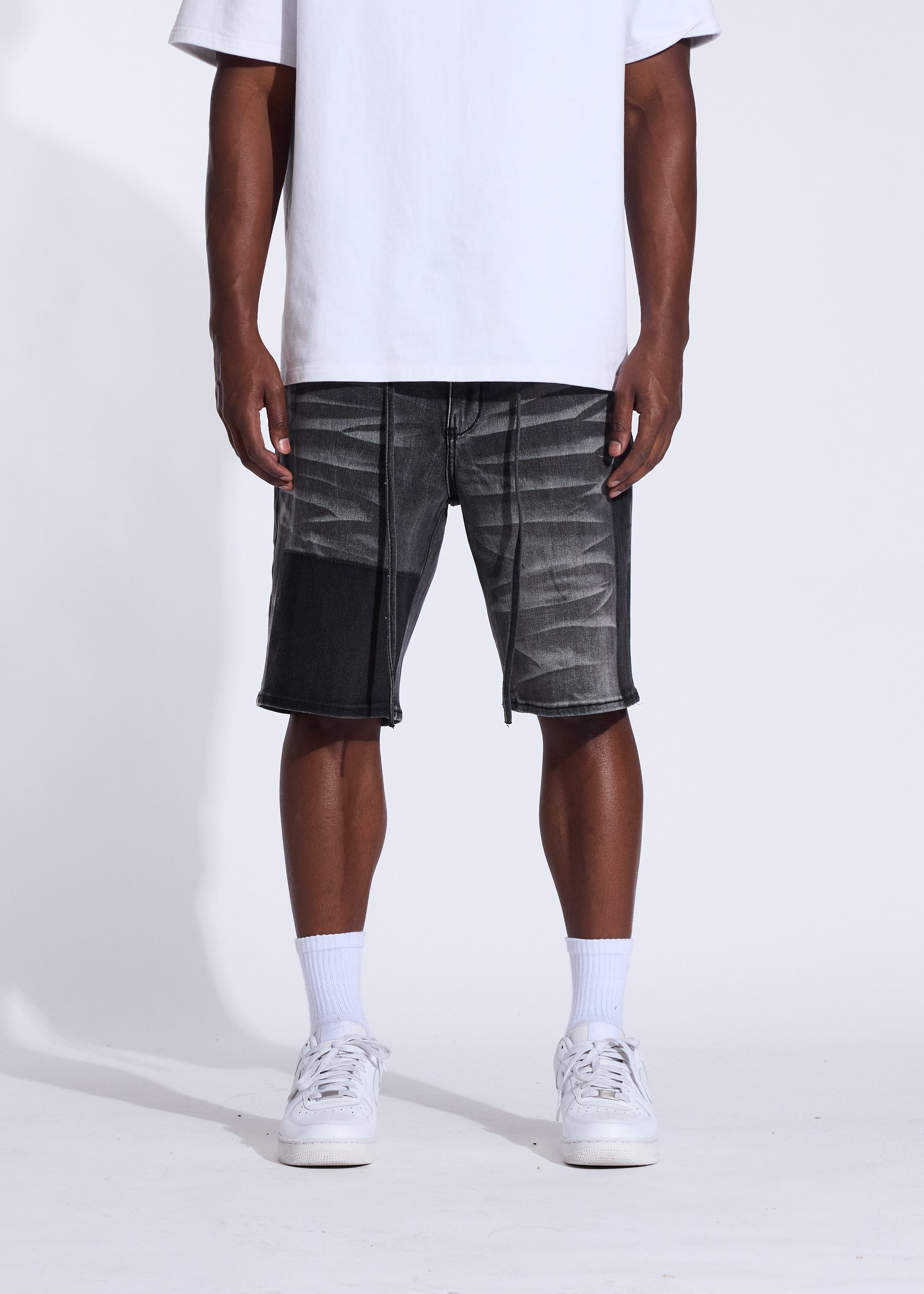 Rod Denim Shorts (Vintage Grey) – Crysp Denim