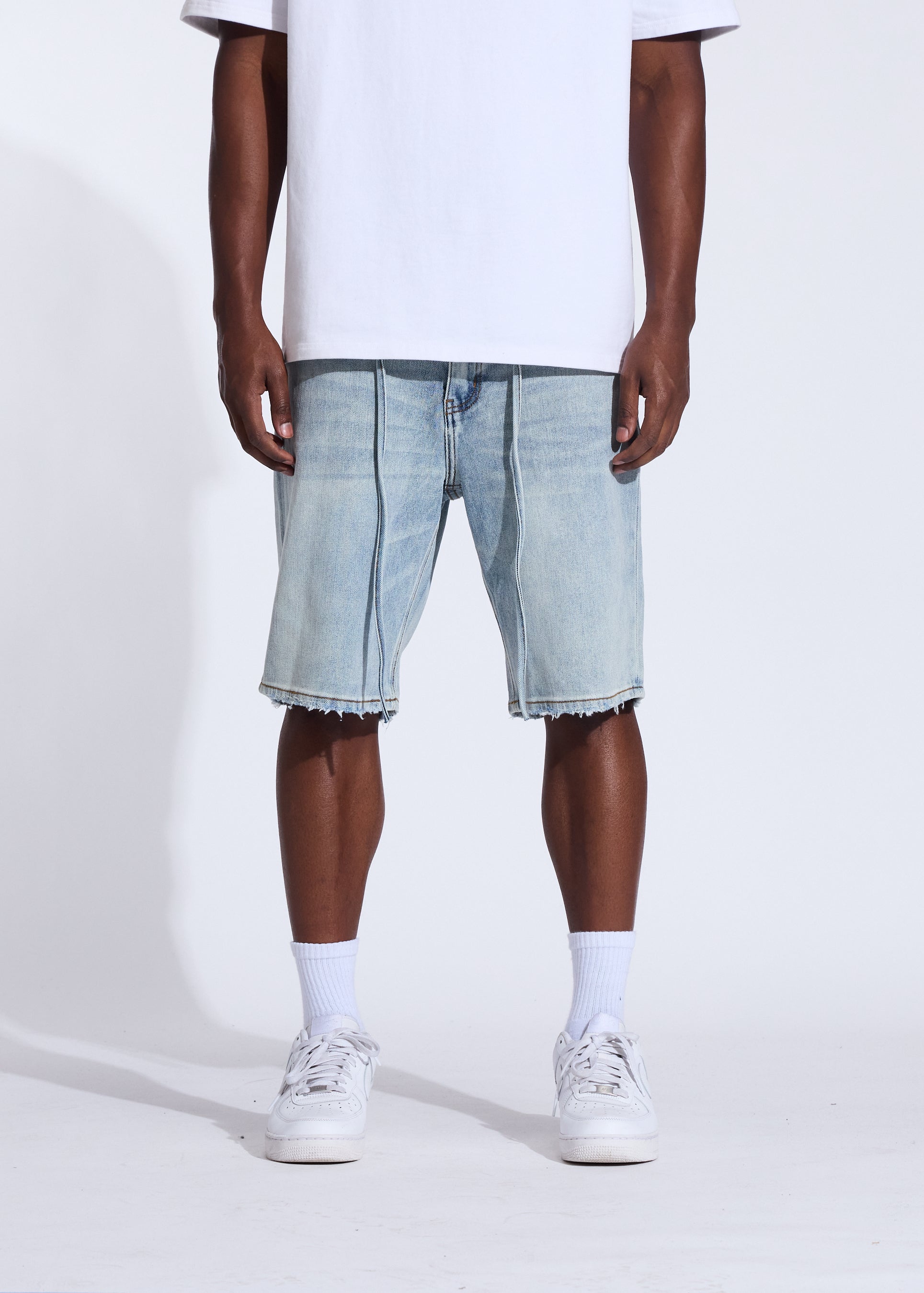Rod Denim Shorts (Light Blue) – Crysp Denim