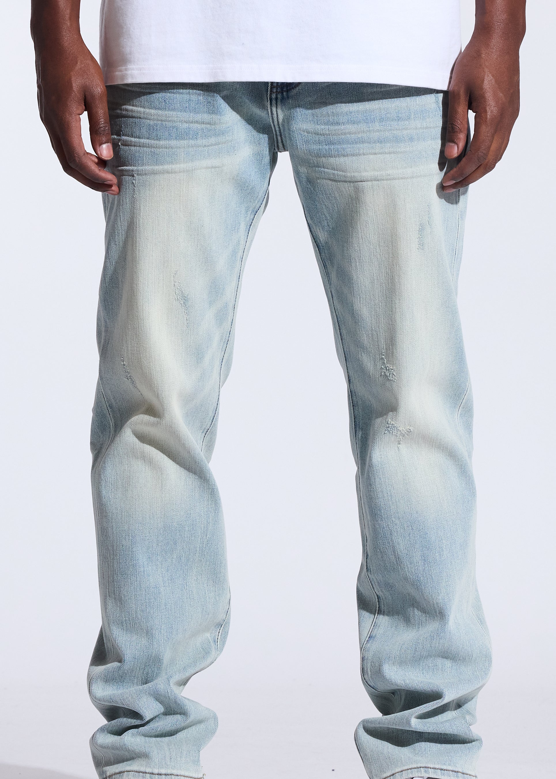 Pacific Straight Fit Denim (Light Blue) – Crysp Denim