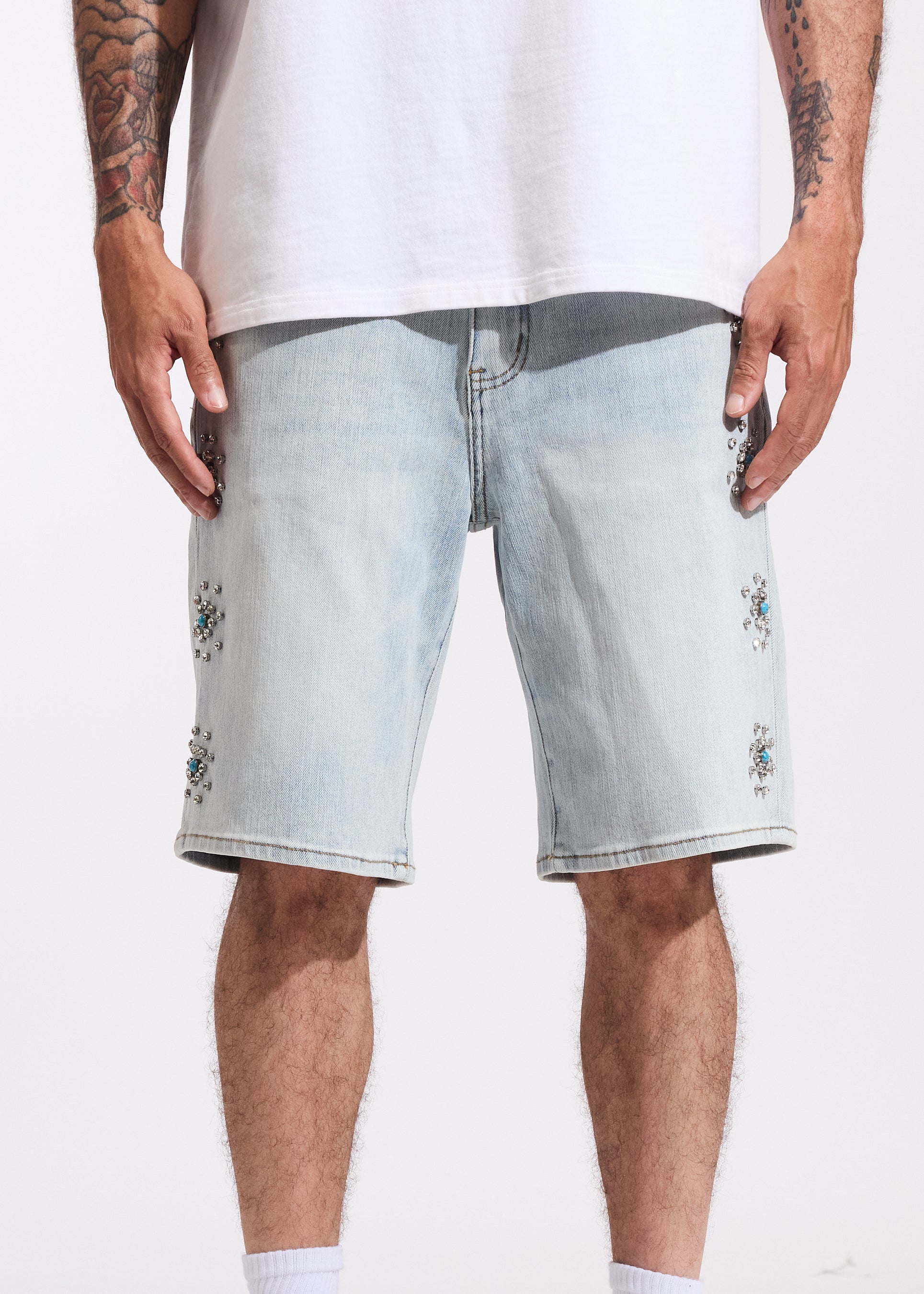 Diamond Shorts (Blue)
