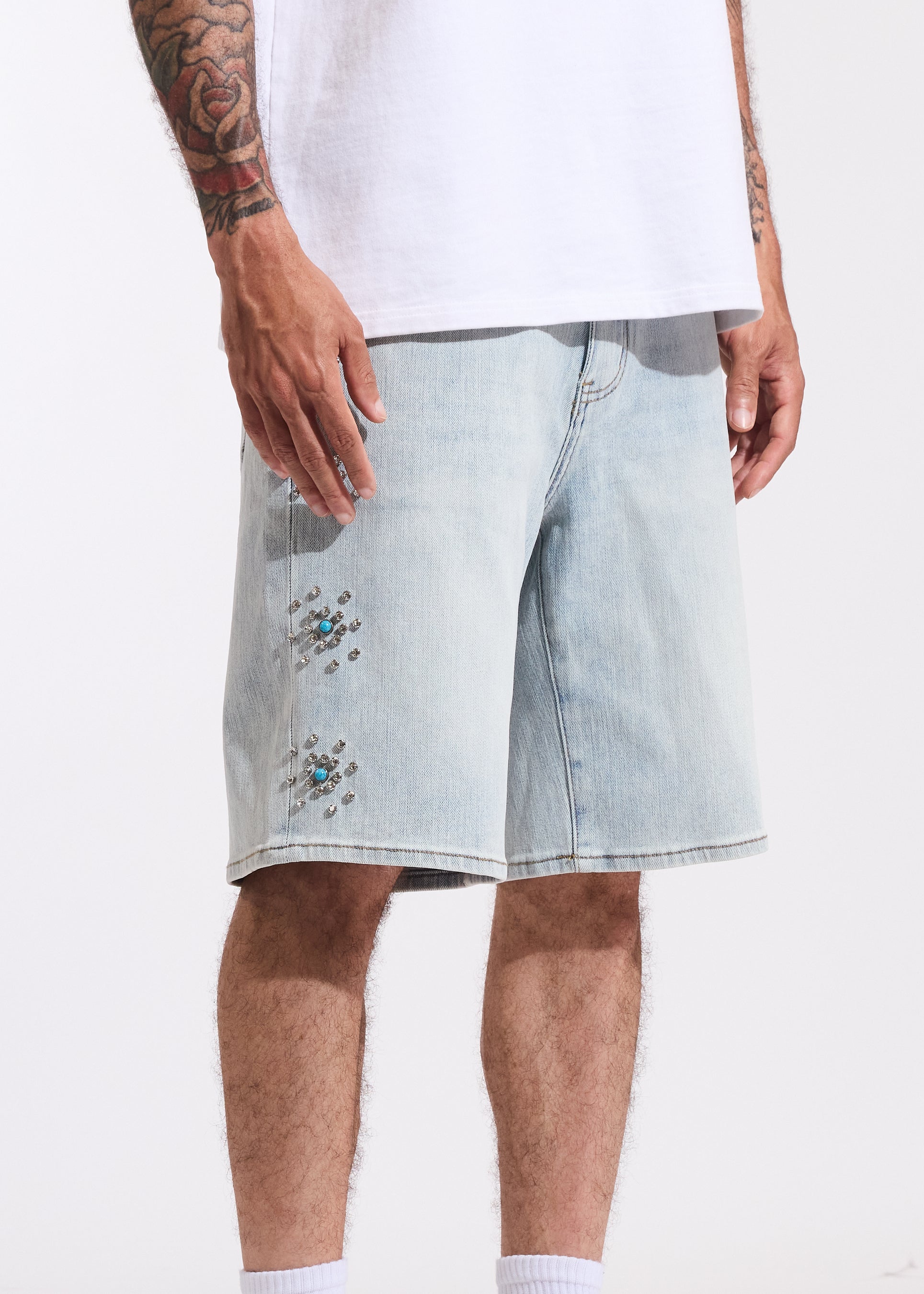 Diamond Shorts (Blue)
