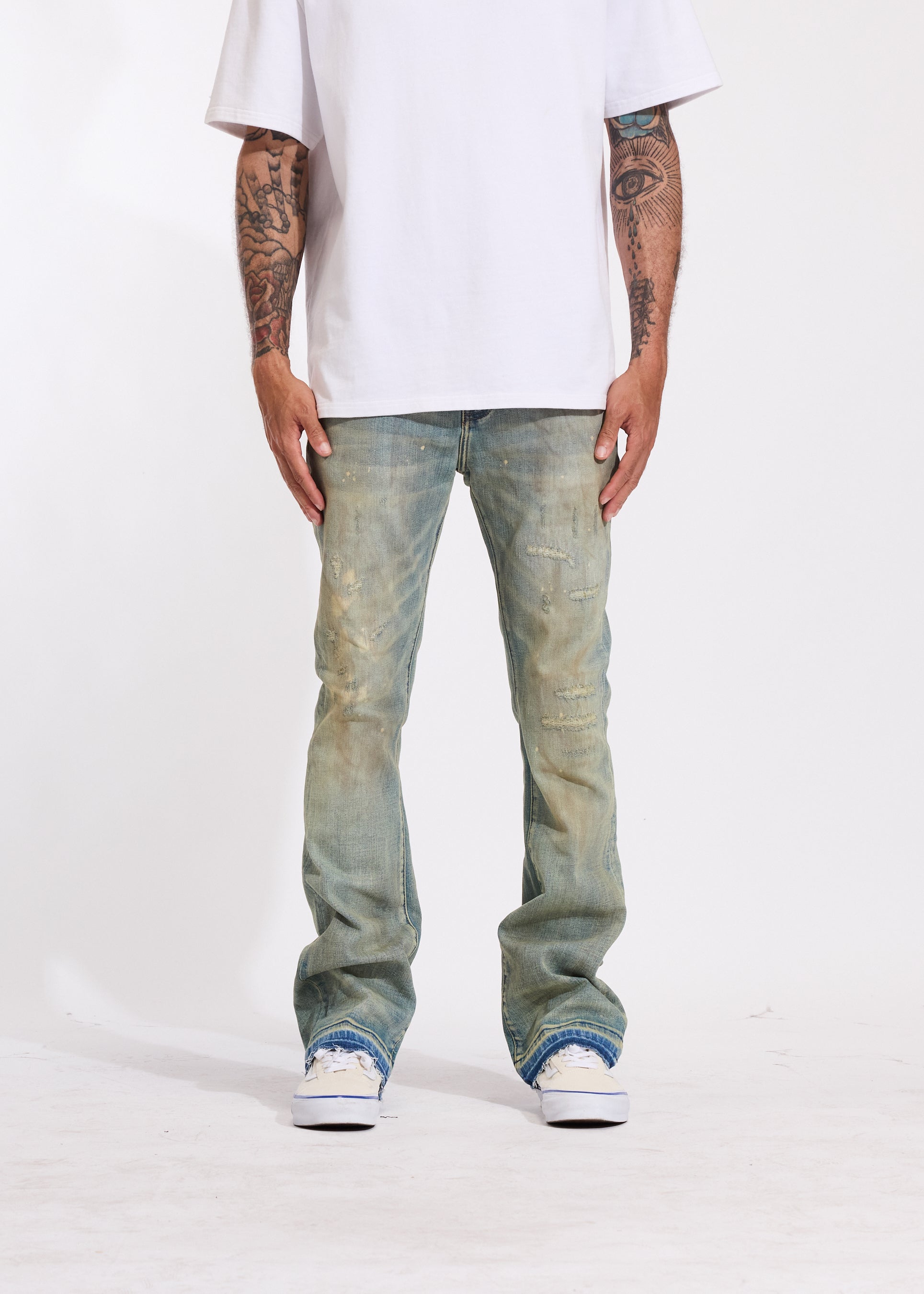 Arch Flare Denim (Light Blue)