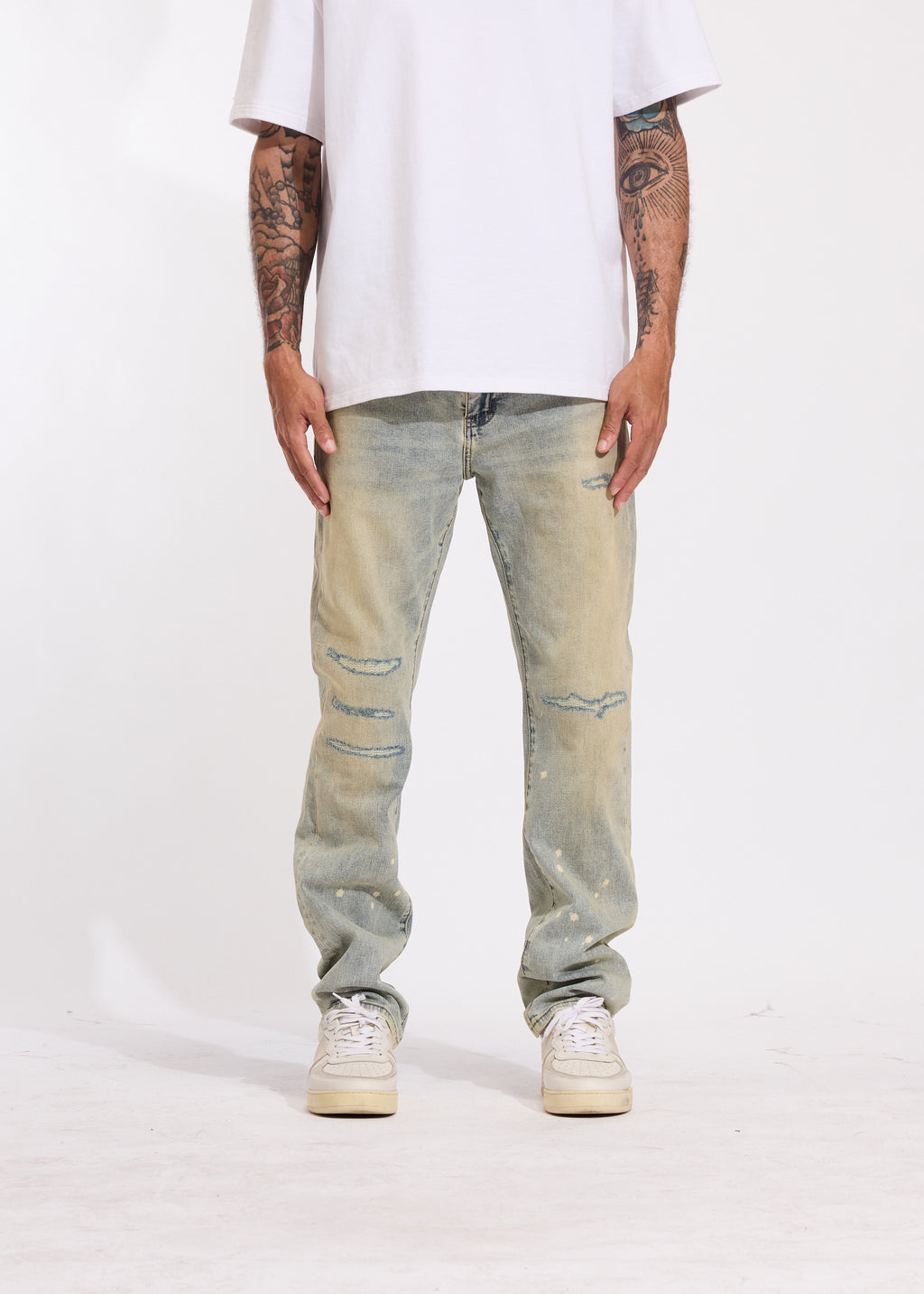 Pacific Straight Denim (Light Blue)