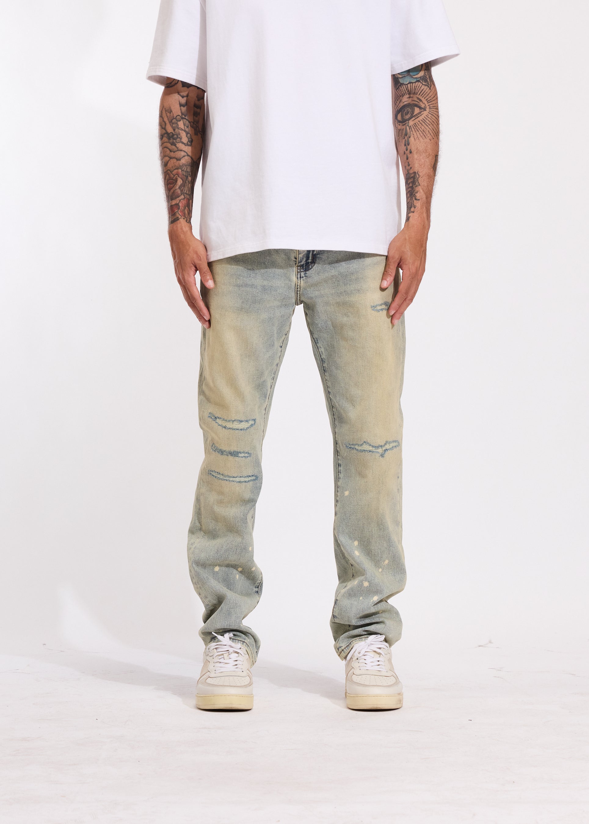 Pacific Straight Denim (Light Blue)