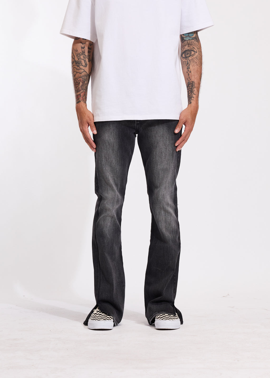 Arch Flare Denim (Grey Washed)