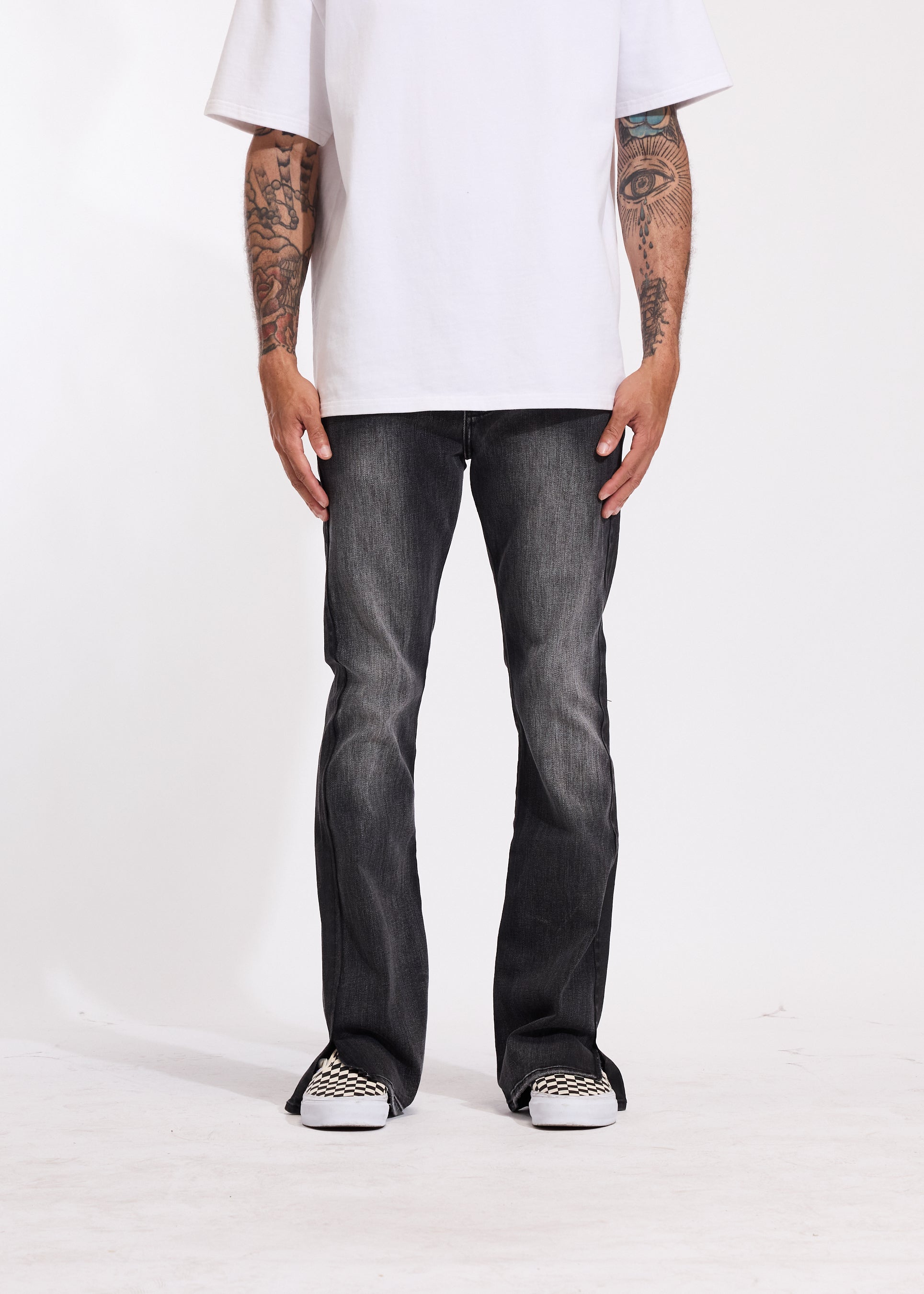 Arch Flare Denim (Grey Washed)
