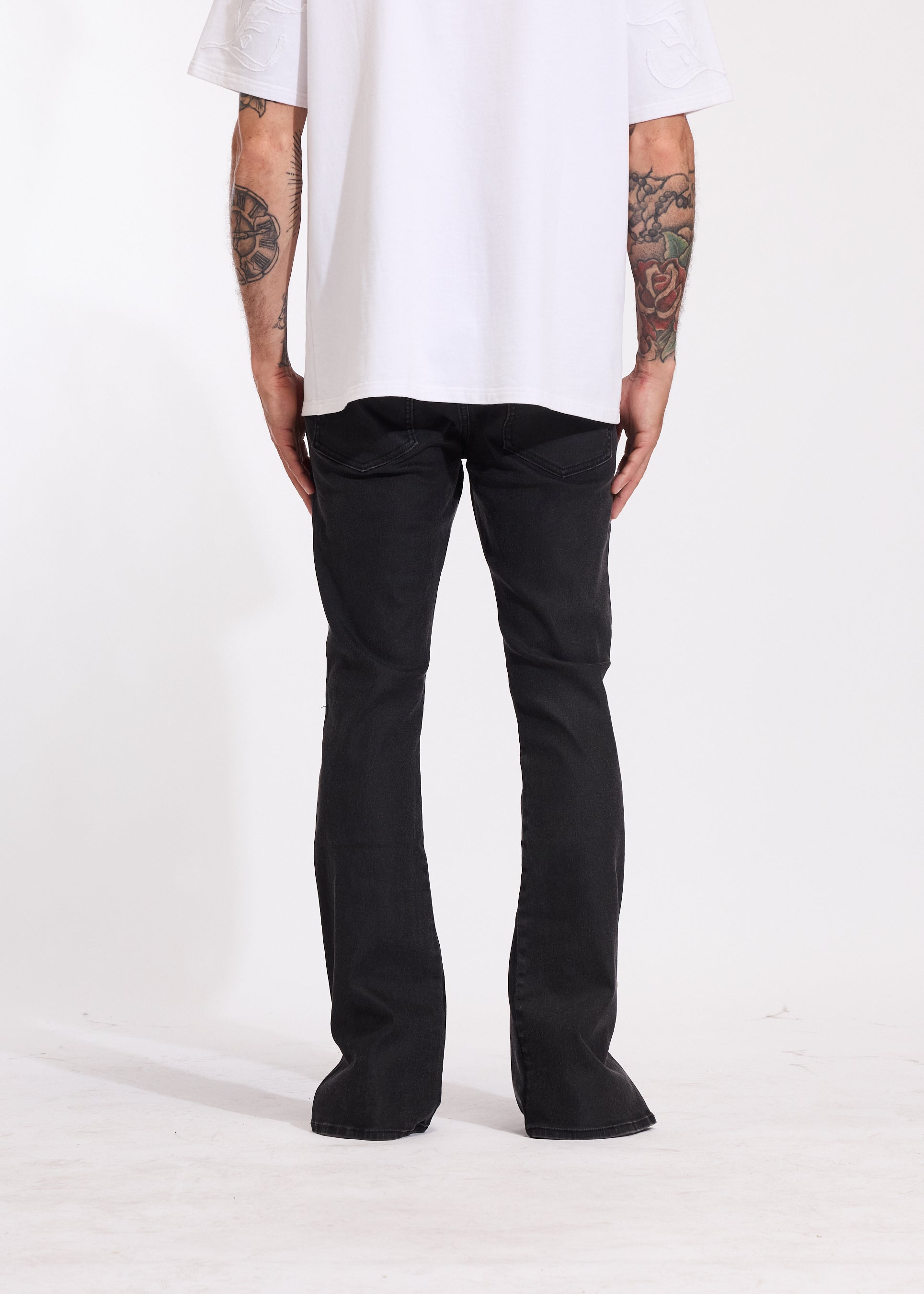 Arch Flare Denim (Grey Washed)