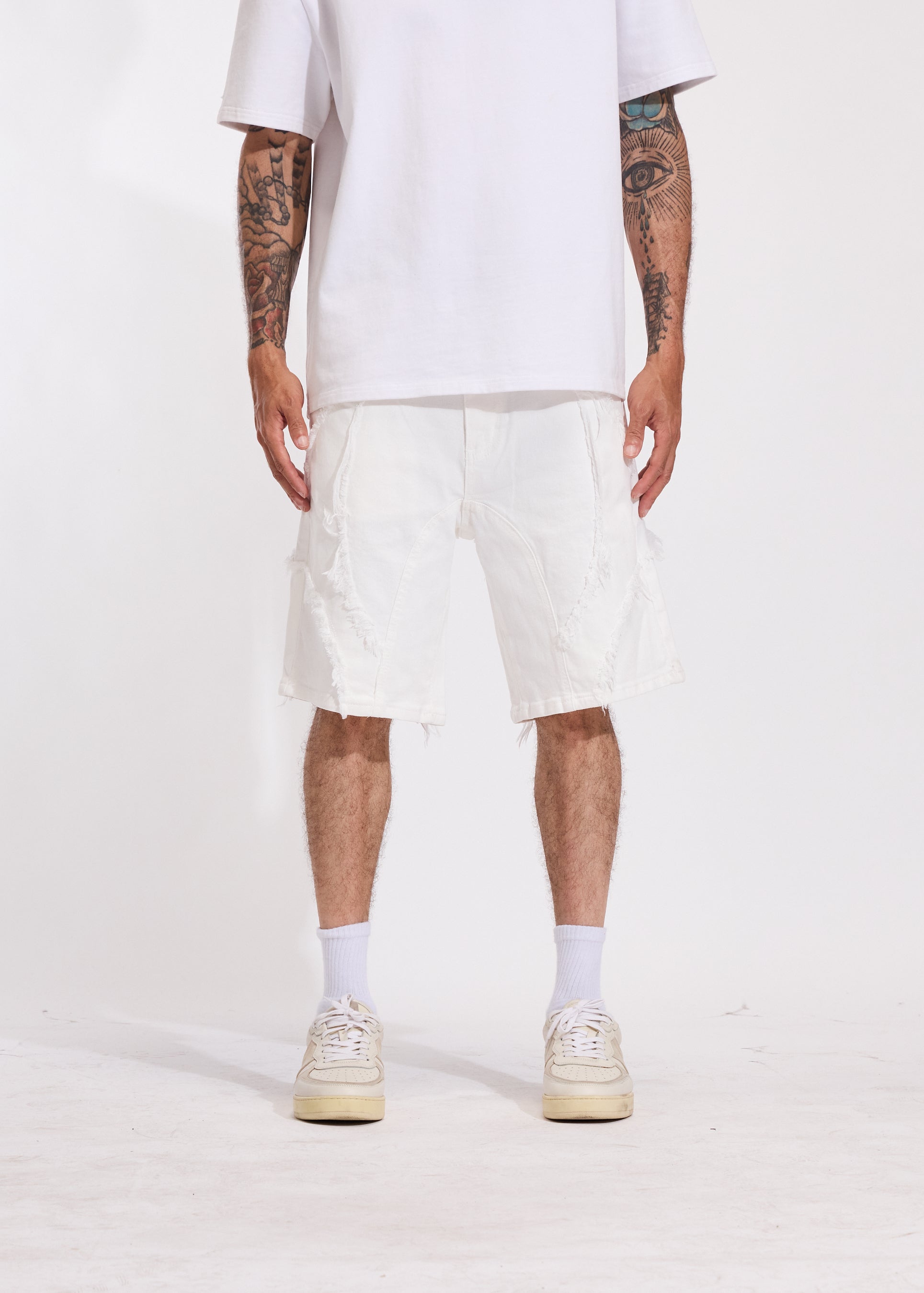 Rigged Shorts (White)