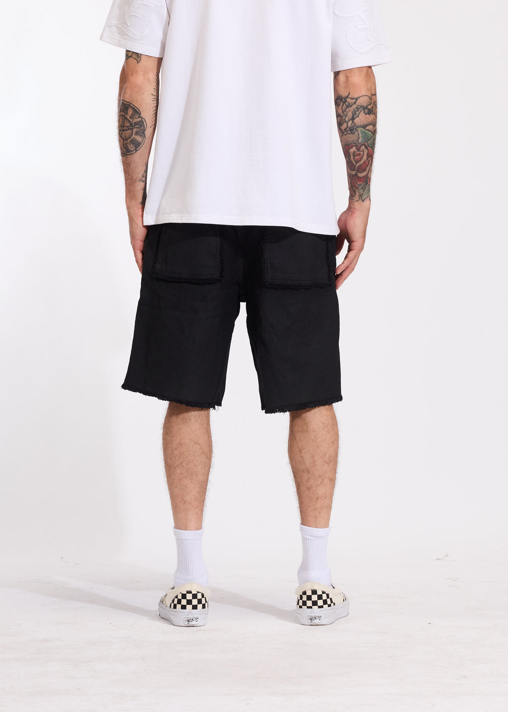 Cena Denim Shorts (Black Wax)
