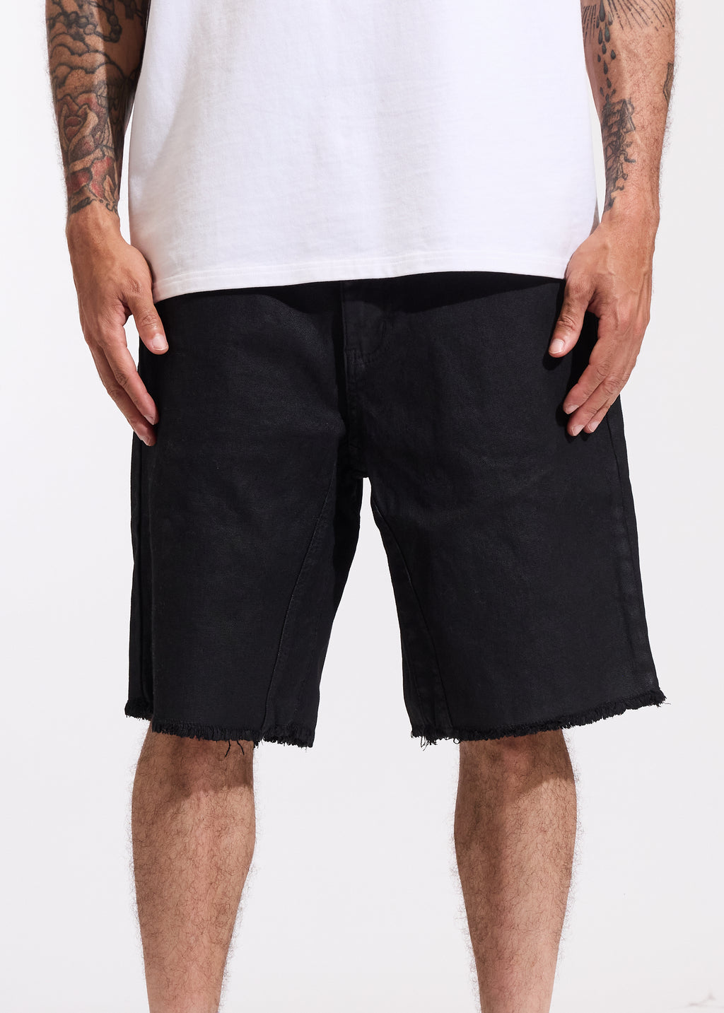 Cena Denim Shorts (Black Wax)