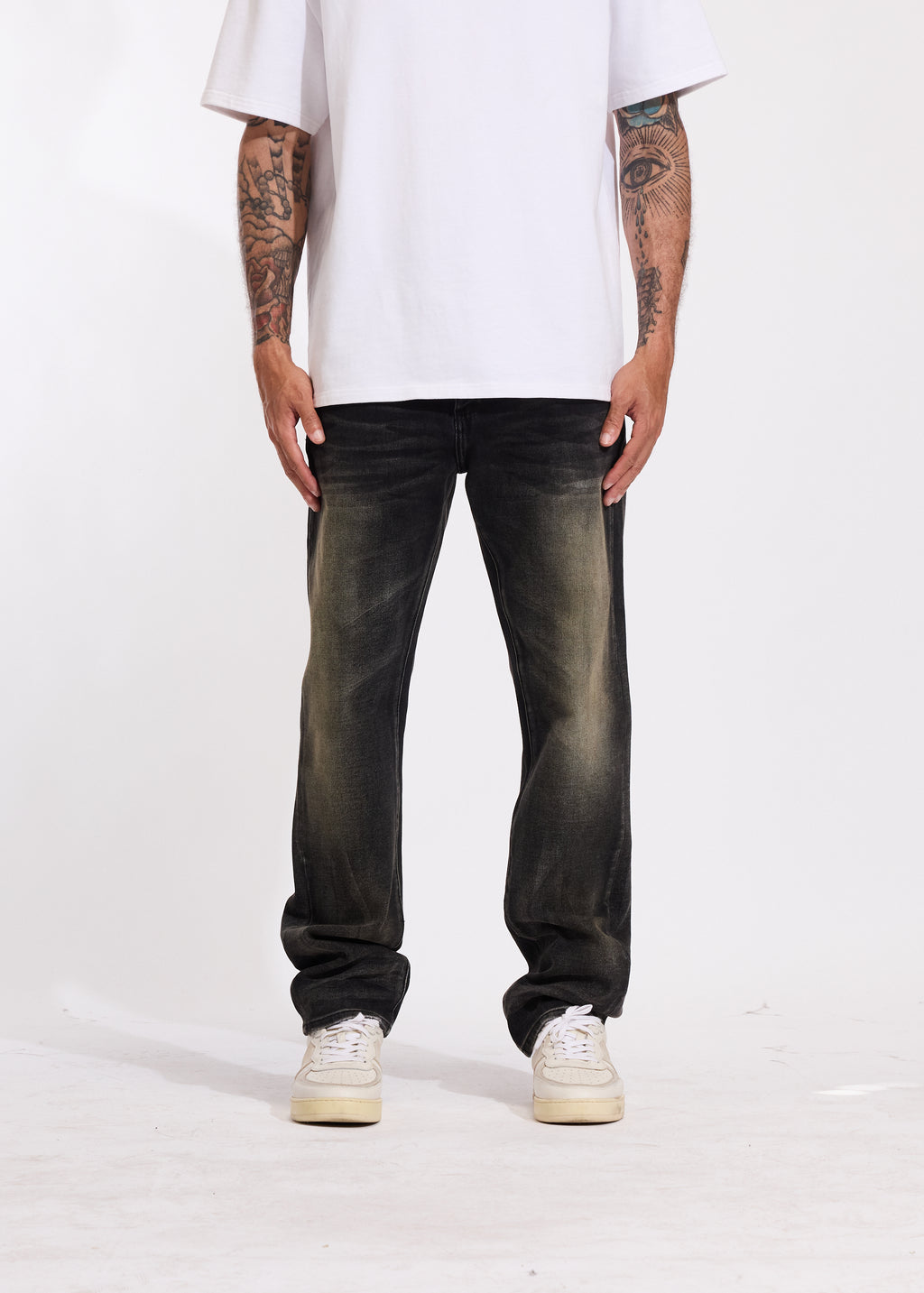 Pacific Straight Denim (Grey Washed)