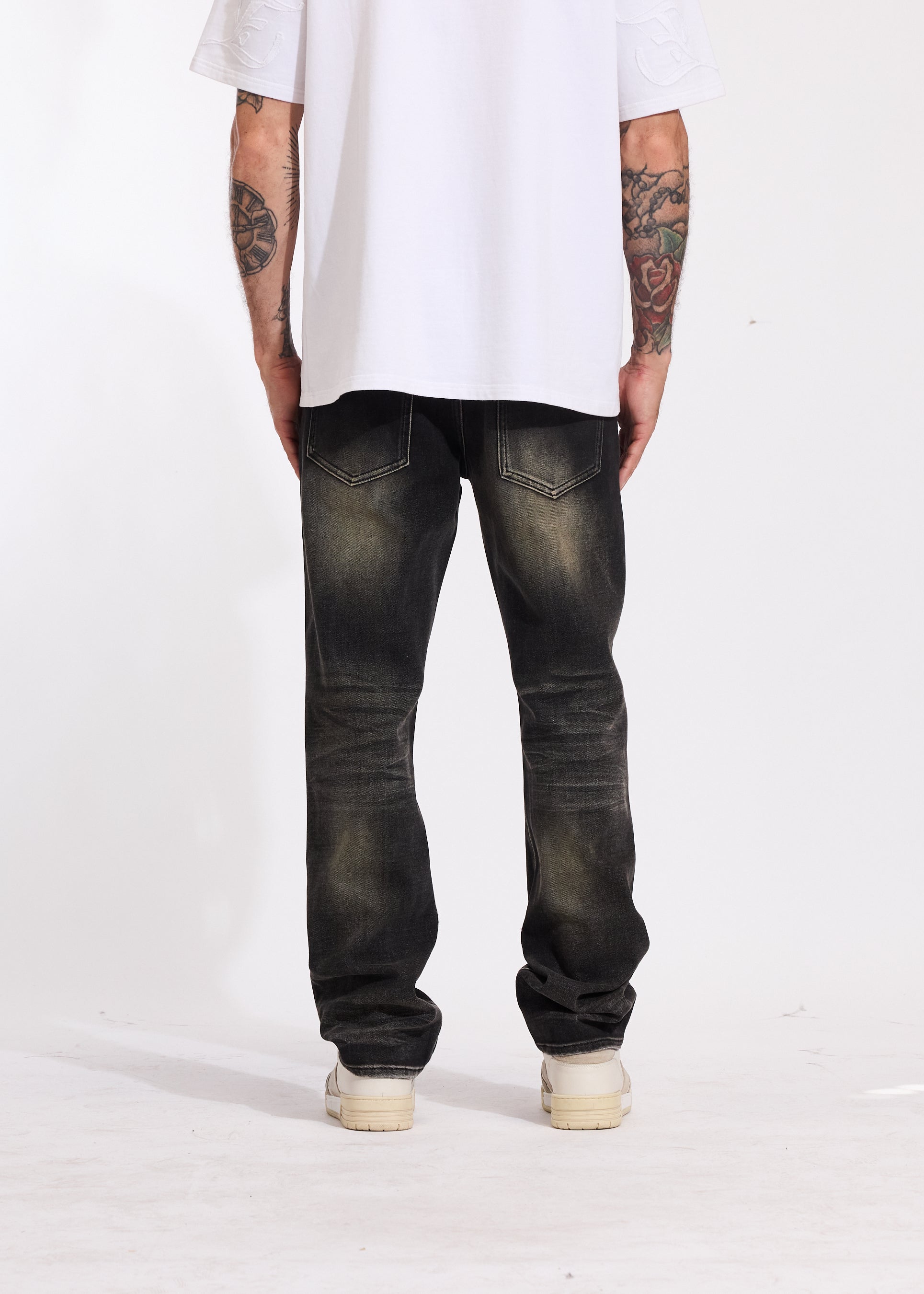 Pacific Straight Denim (Grey Washed)