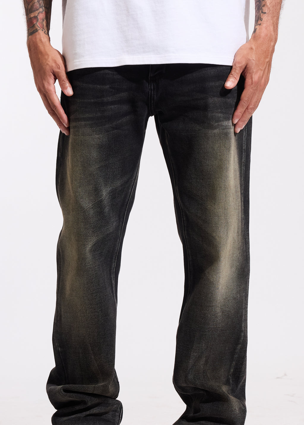 Pacific Straight Denim (Grey Washed)